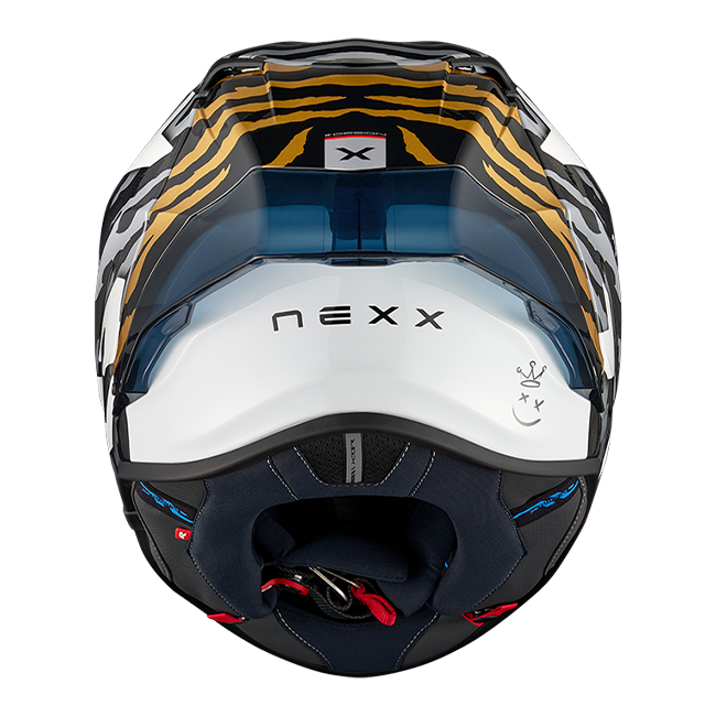 Casque Nexx X.R3R Ziger Carbone Gris Or 01XR323513378 