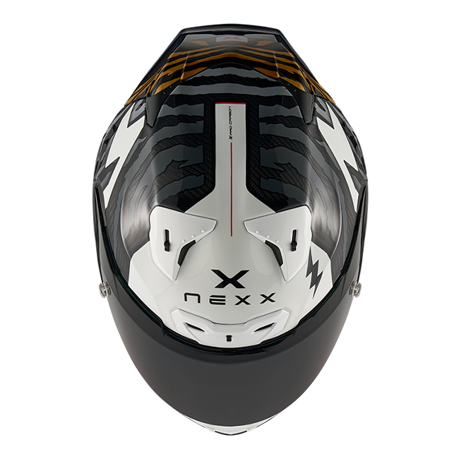 Casque Nexx X.R3R Ziger Carbone Gris Or 01XR323513378 
