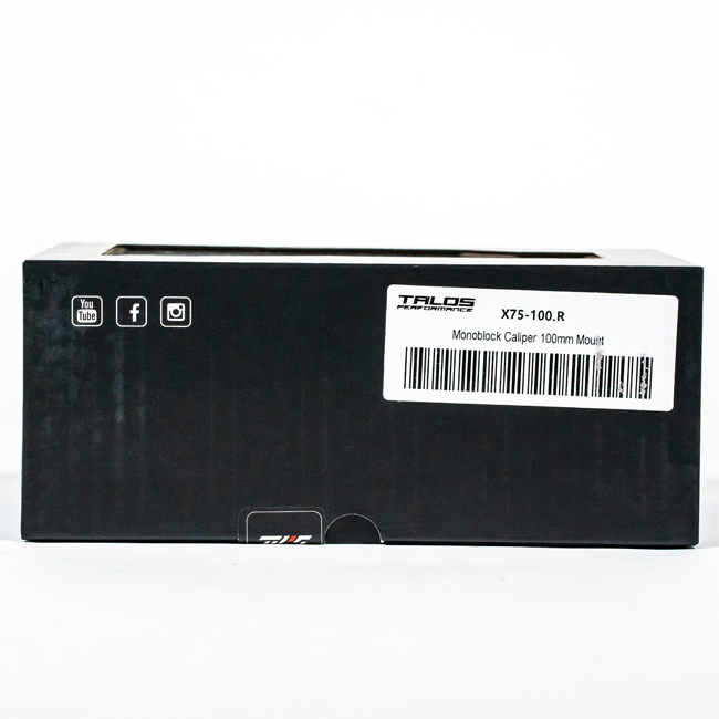 Talos X75 SBK Racing Monoblock P4 32/36 100mm étrier de frein avant droit | X75.100.HD.R 