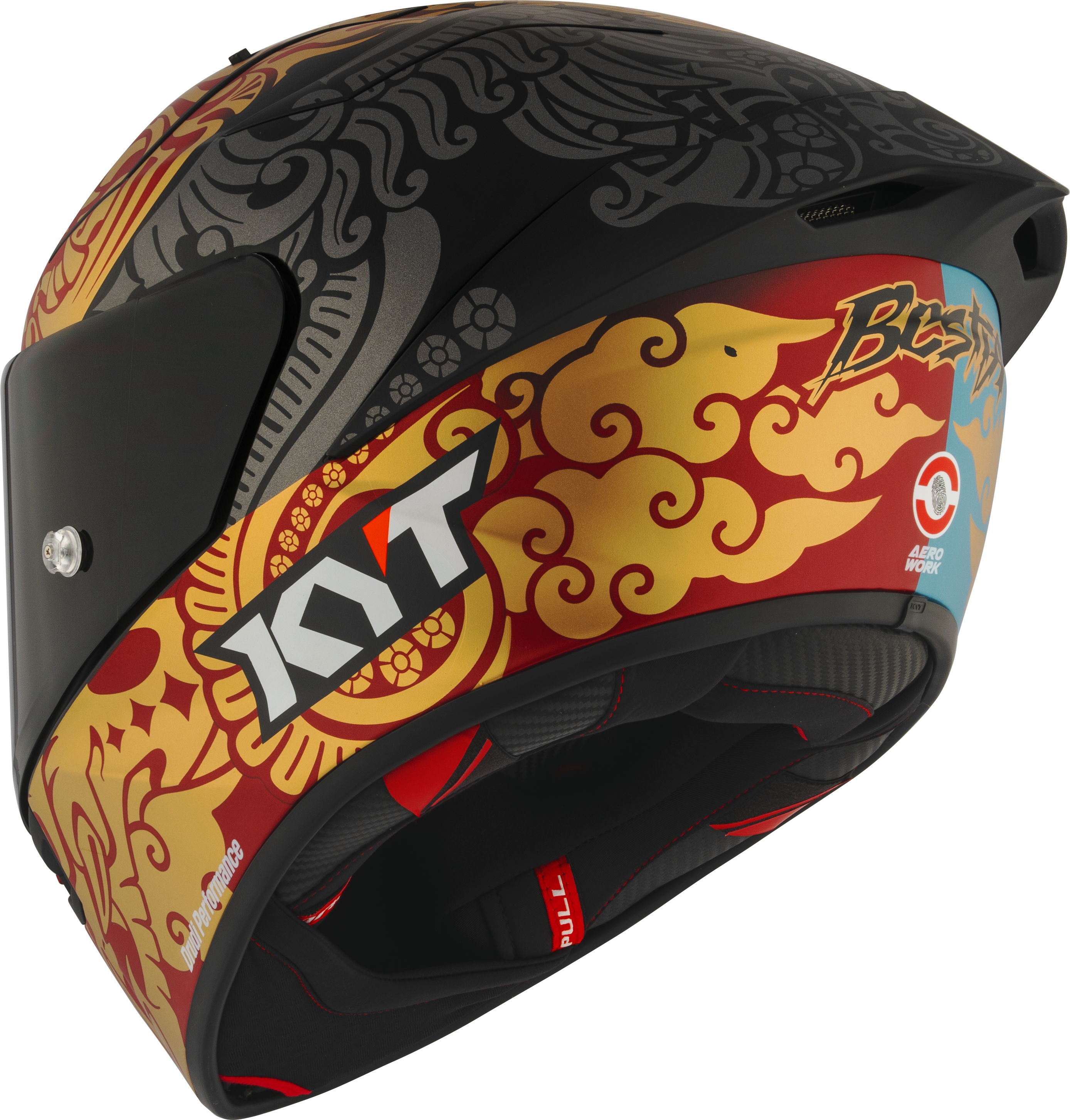 Casque de course KYT KX-1 Enea Bastianini Réplique Indonésie 2023 Y6KX0004 