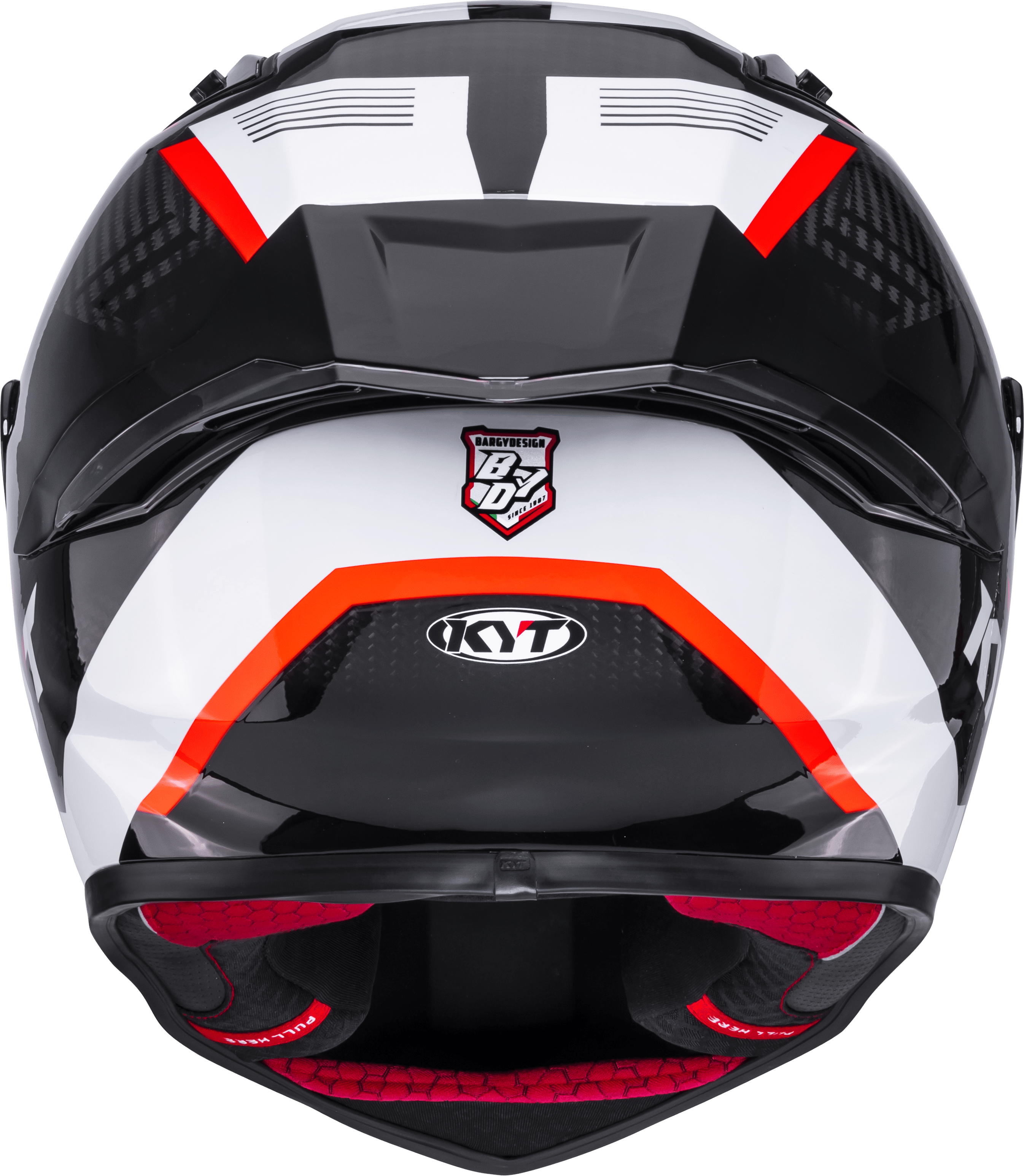 Casque de course KYT R1R Carbon Zone Rouge Y6R10007 