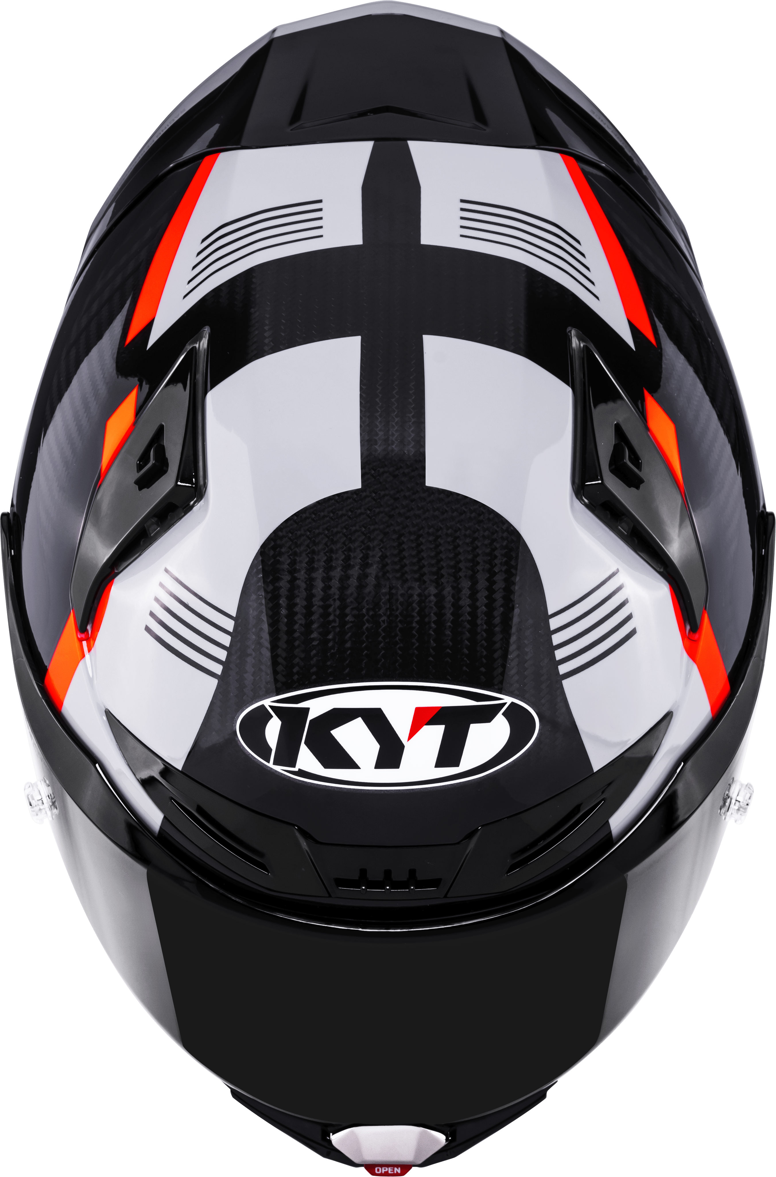 Casque de course KYT R1R Carbon Zone Rouge Y6R10007 
