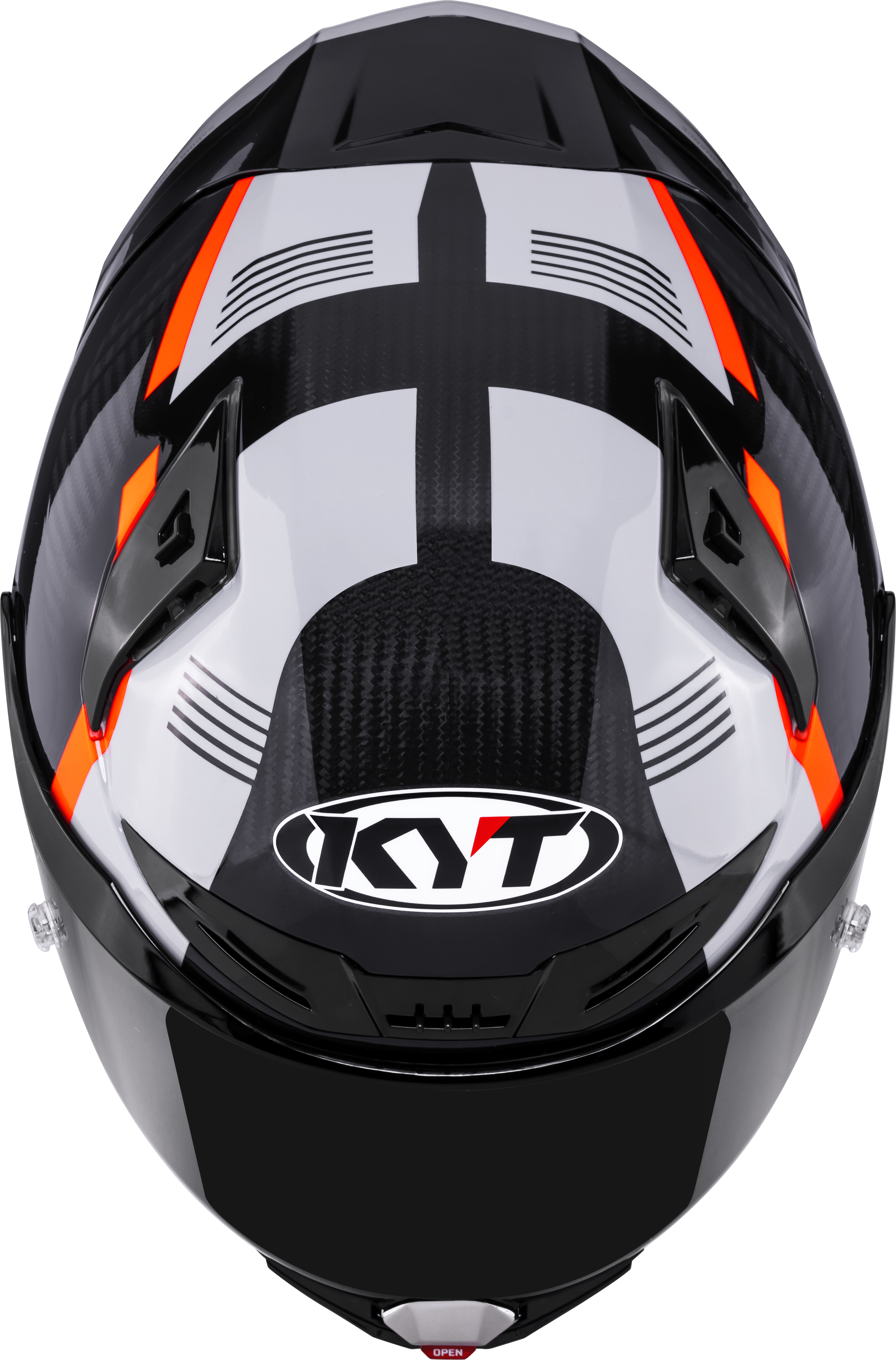 KYT R1R Casque de course en carbone Zone Orange Y6R10008 