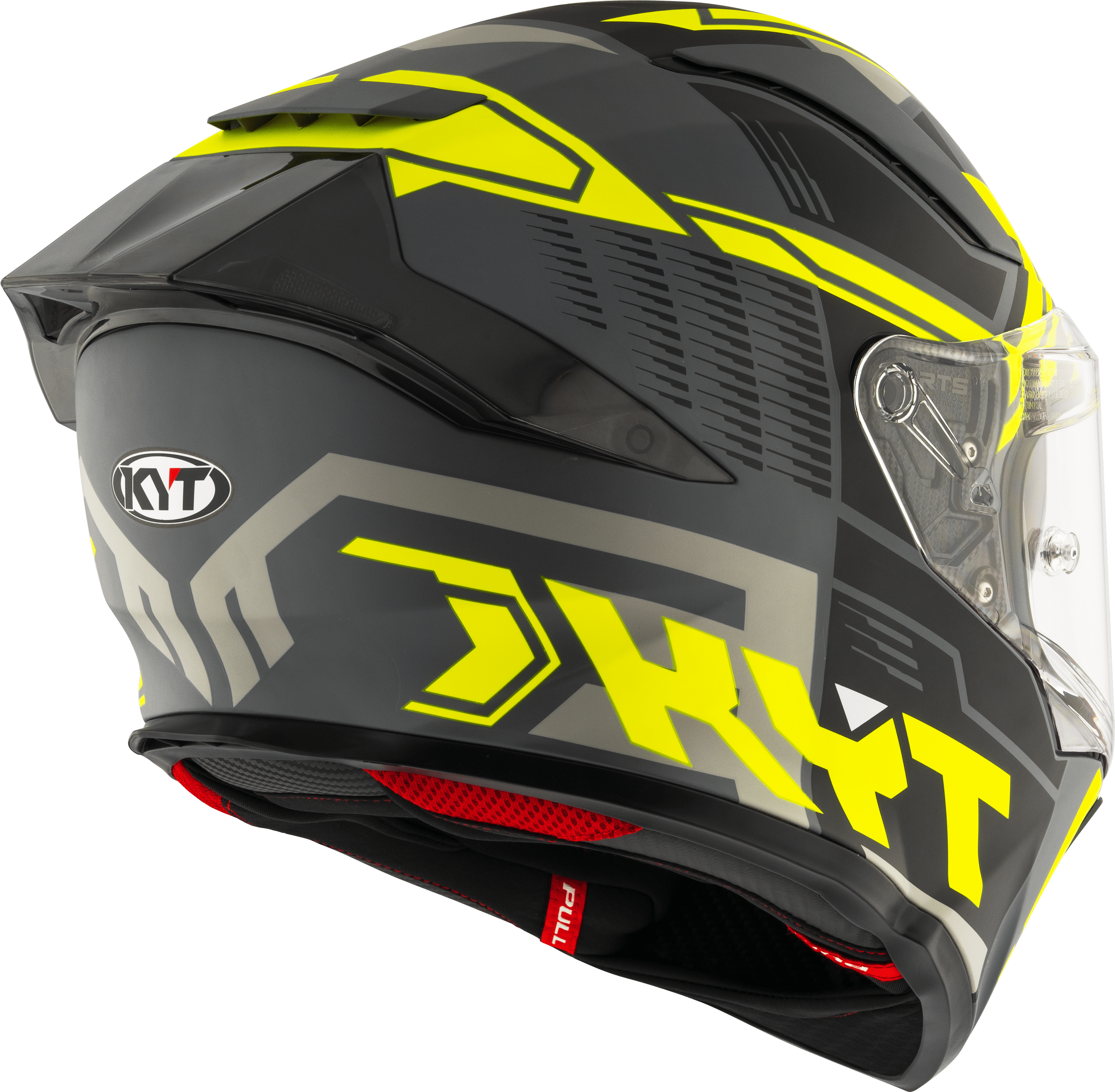 Casque KYT R2R Octane Mat Jaune Y6R20015 