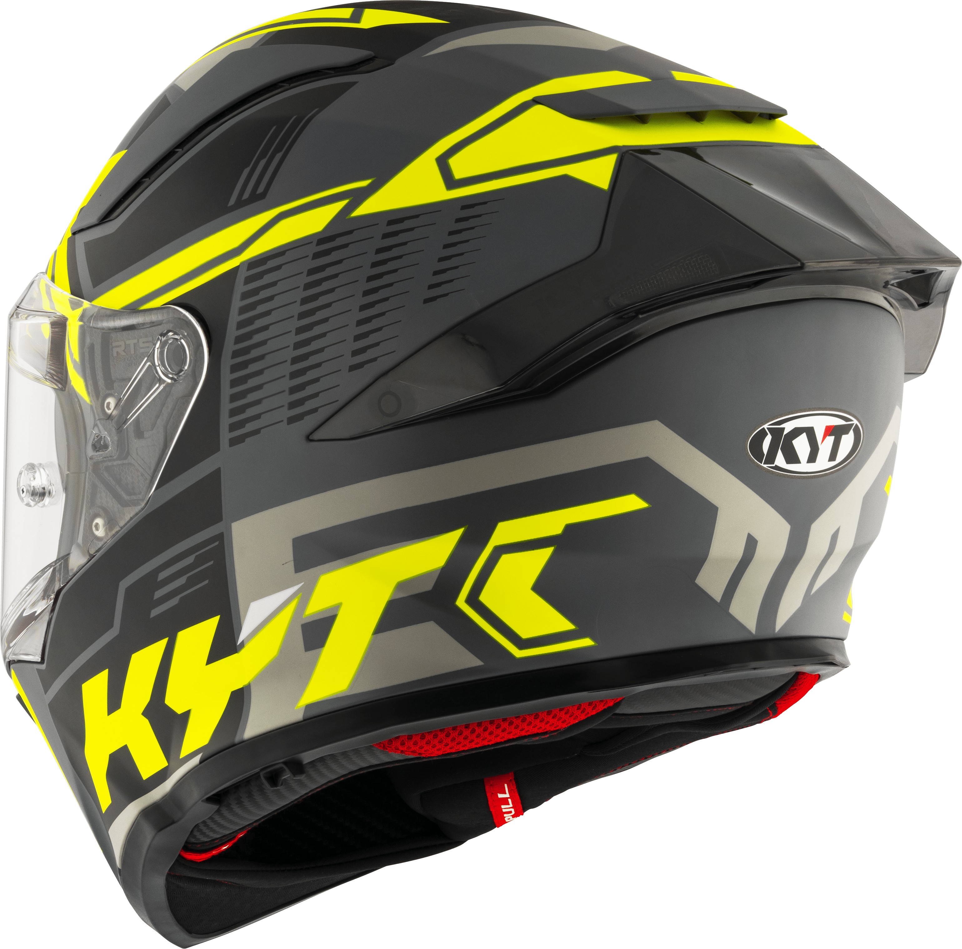 Casque KYT R2R Octane Mat Jaune Y6R20015 