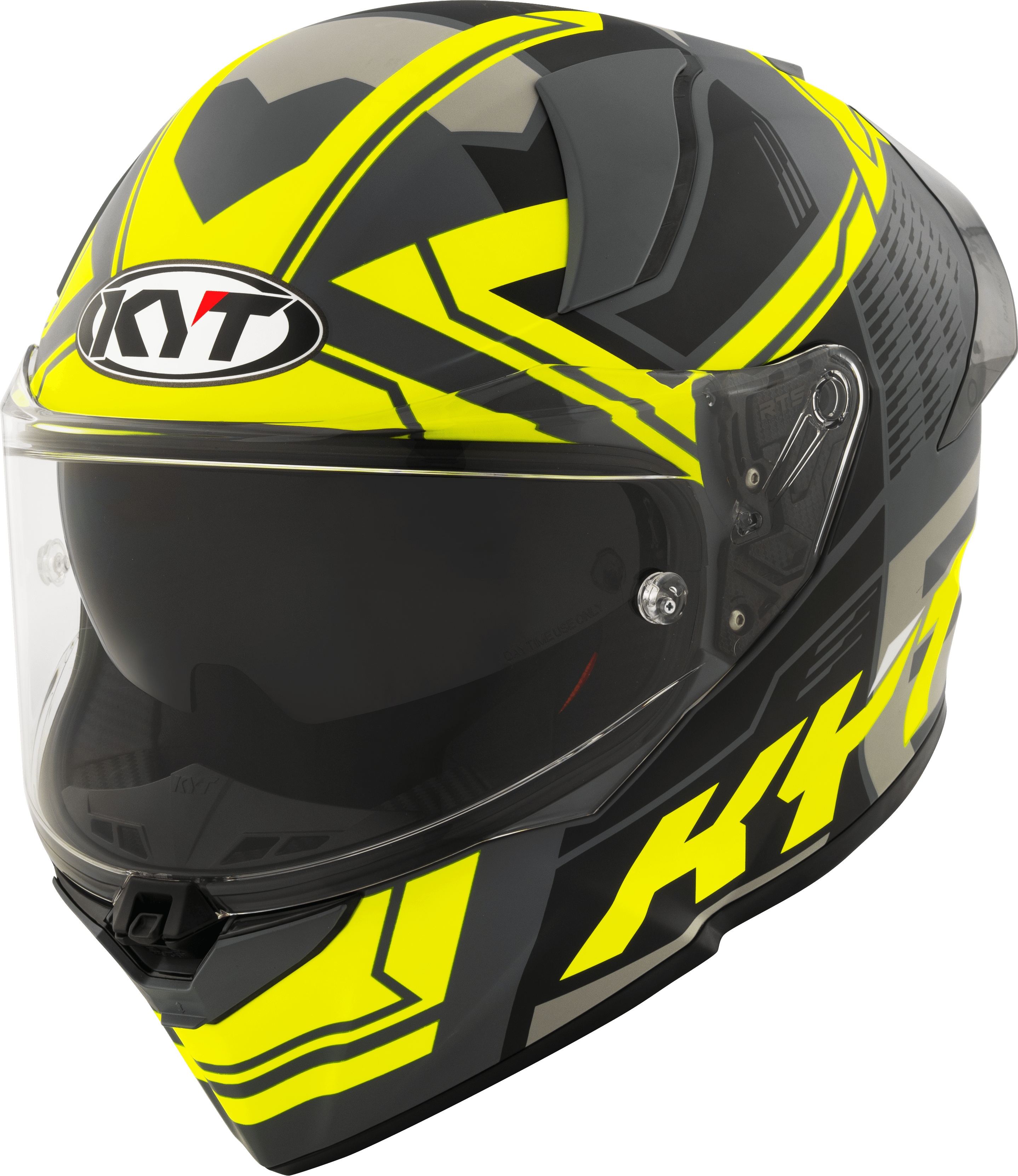 Casque KYT R2R Octane Mat Jaune Y6R20015 