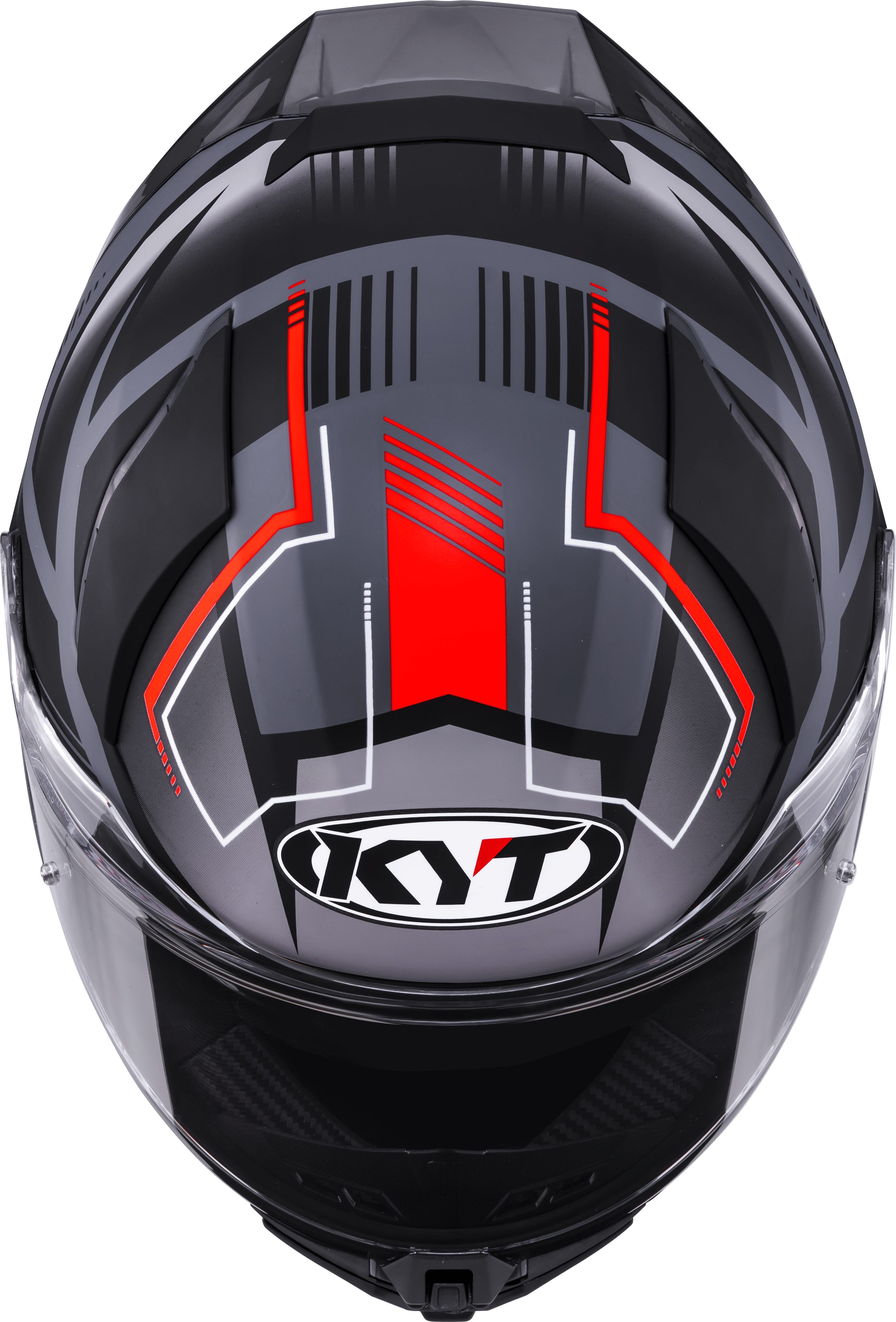 Casque KYT R2R Parsec Mat Gris / Rouge Y6R20023 