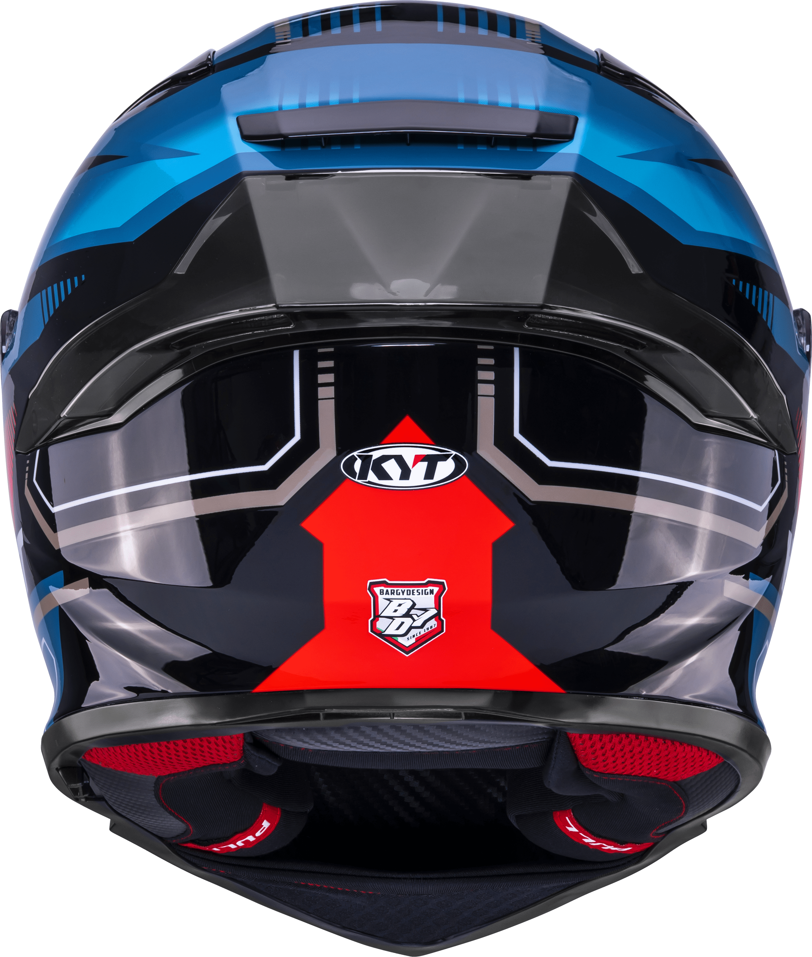 Casque KYT R2R Parsec Noir / Bleu / Rouge Y6R20024 