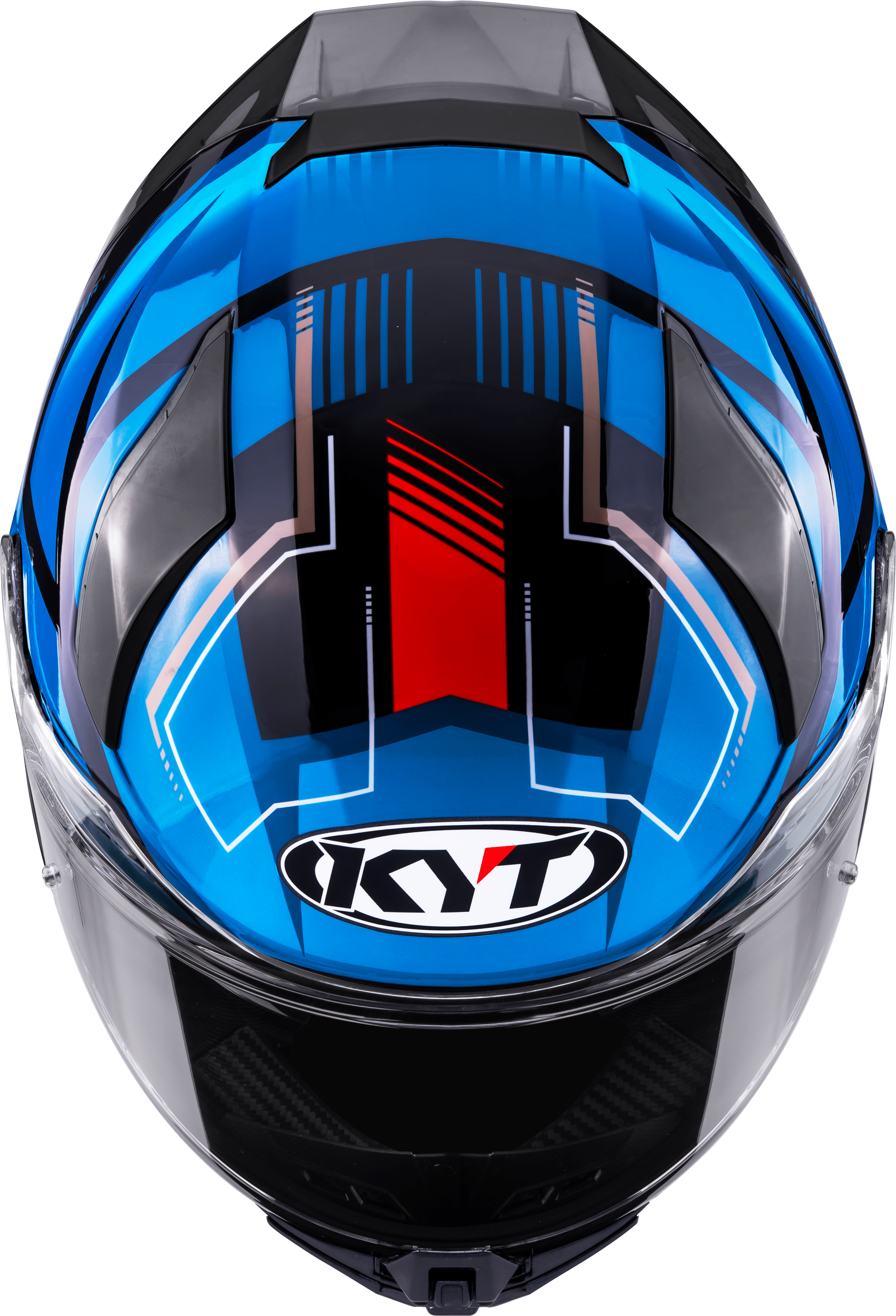 Casque KYT R2R Parsec Noir / Bleu / Rouge Y6R20024 