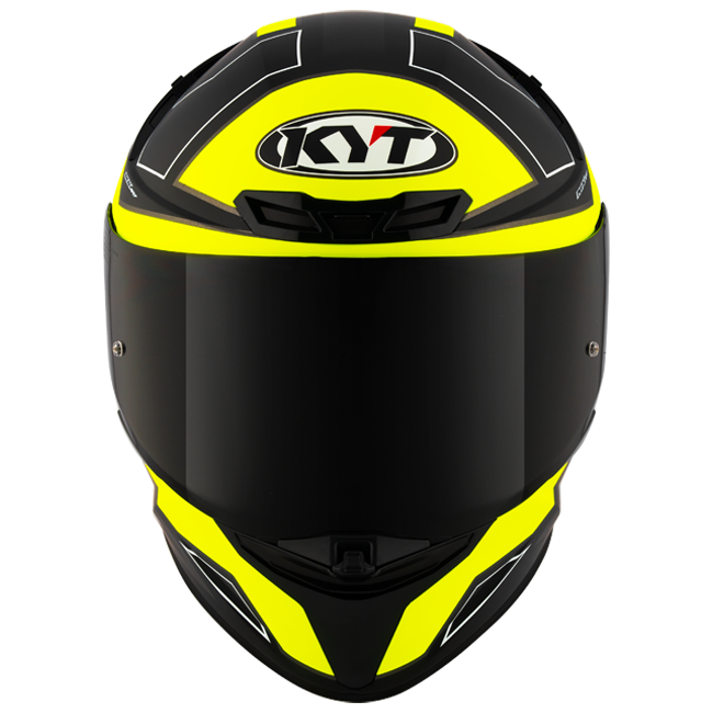 Casque KYT TT-Revo Electron Noir Jaune mat Y6TR0007 