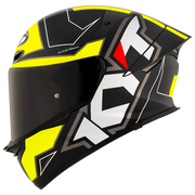 Casque KYT TT-Revo Electron Noir Jaune mat Y6TR0007 