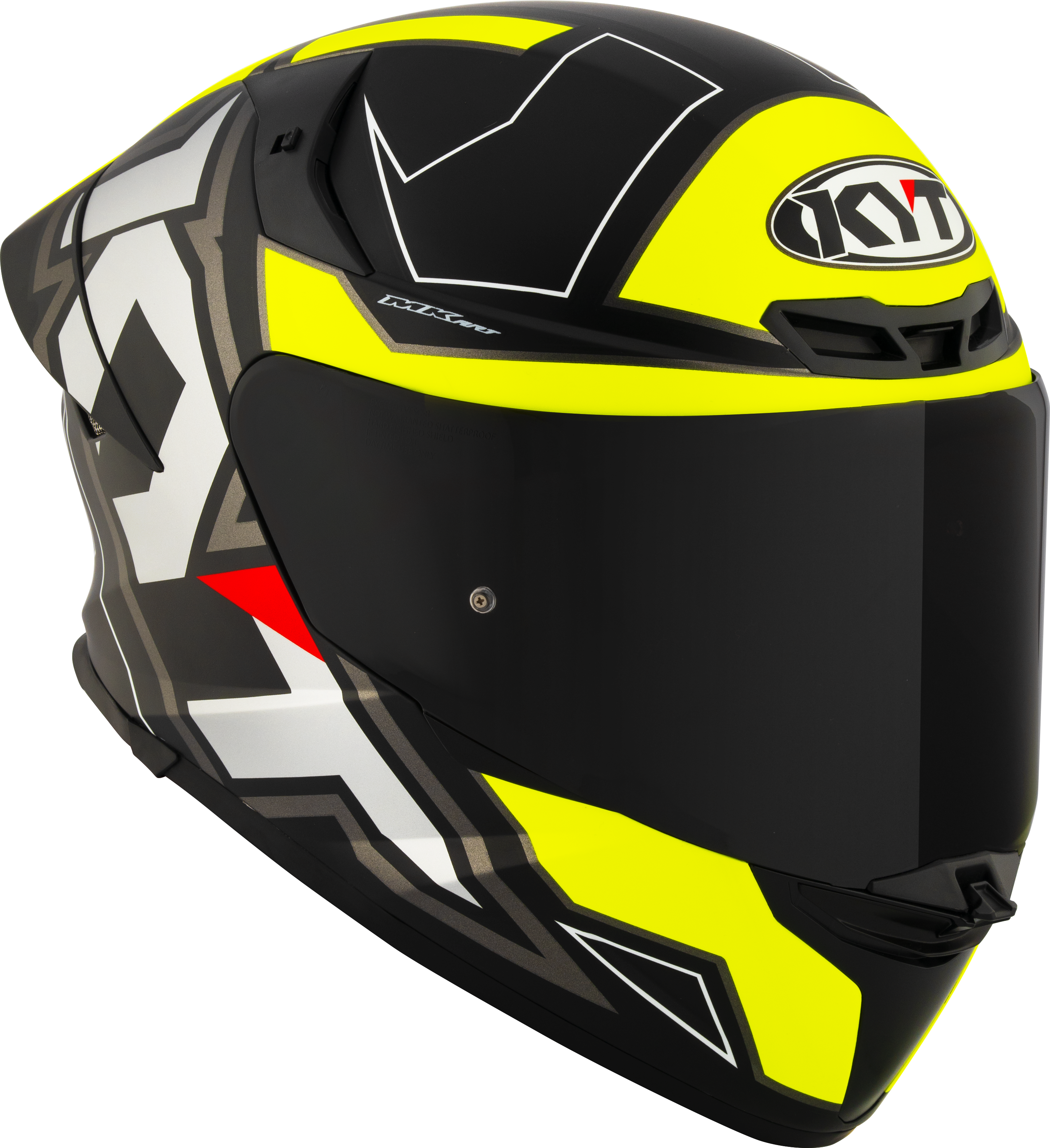 Casque KYT TT-Revo Electron Noir Jaune mat Y6TR0007 
