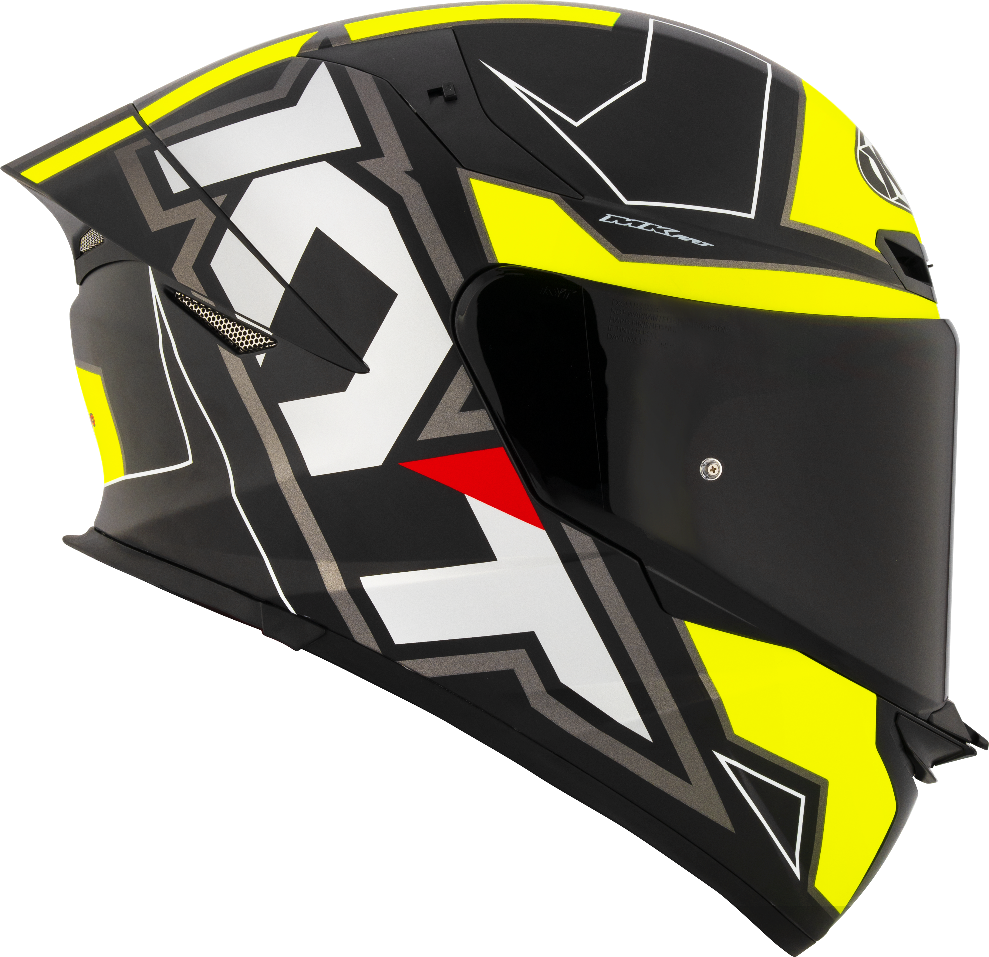Casque KYT TT-Revo Electron Noir Jaune mat Y6TR0007 