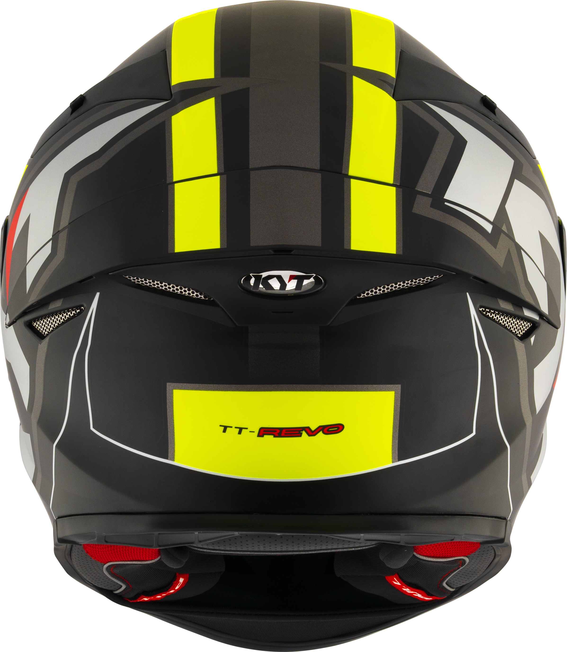 Casque KYT TT-Revo Electron Noir Jaune mat Y6TR0007 