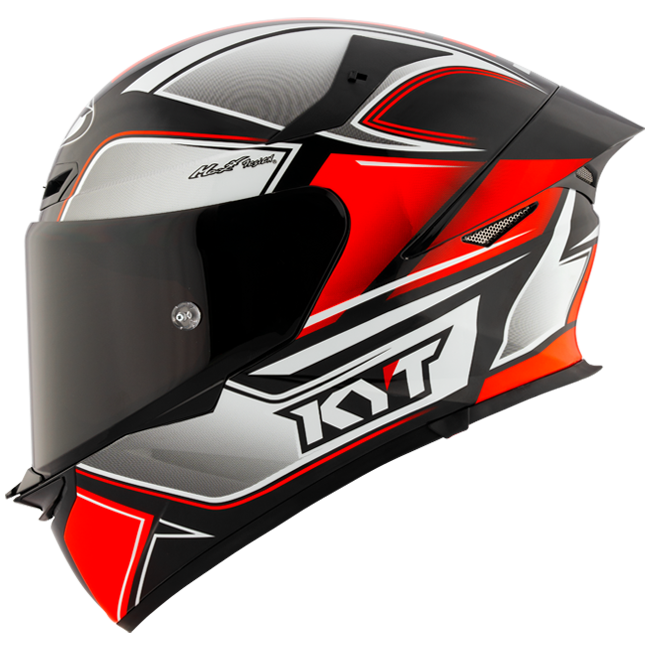 Casque KYT TT-Revo Touriste Rouge Fluo Y6TR0012 