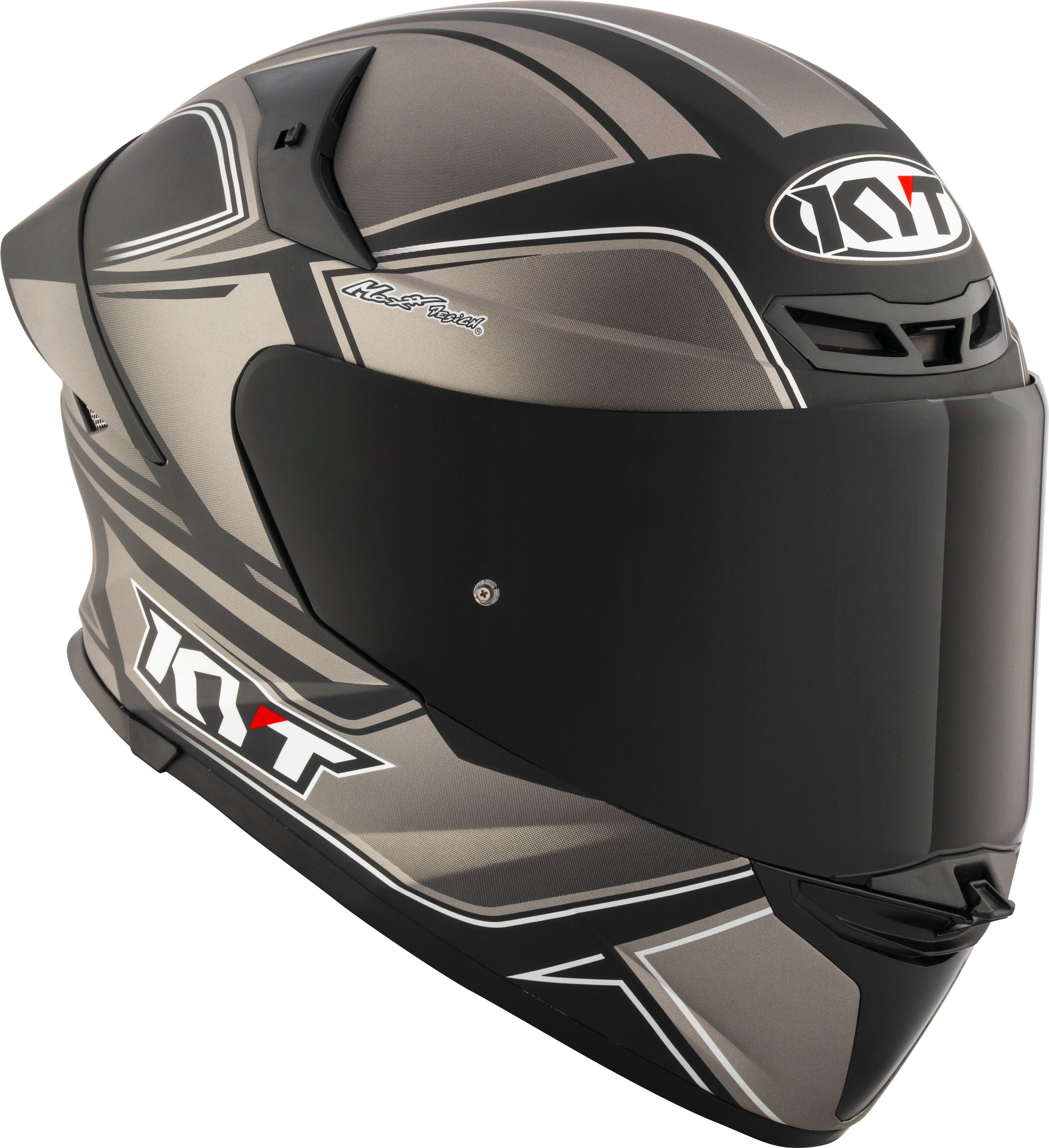 KYT TT-Revo Casque Touriste Mat Gris Froid Y6TR0013 