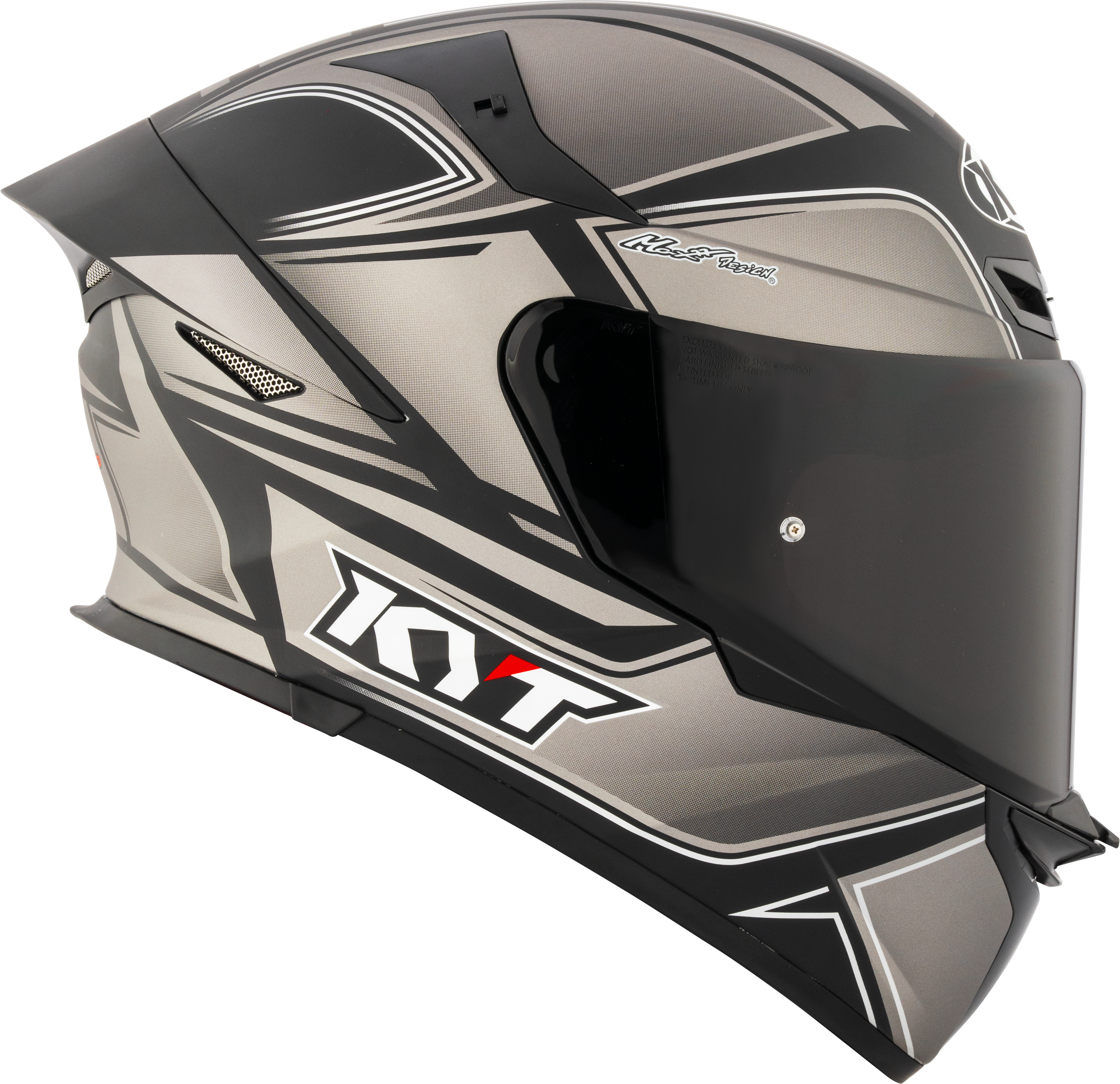 KYT TT-Revo Casque Touriste Mat Gris Froid Y6TR0013 