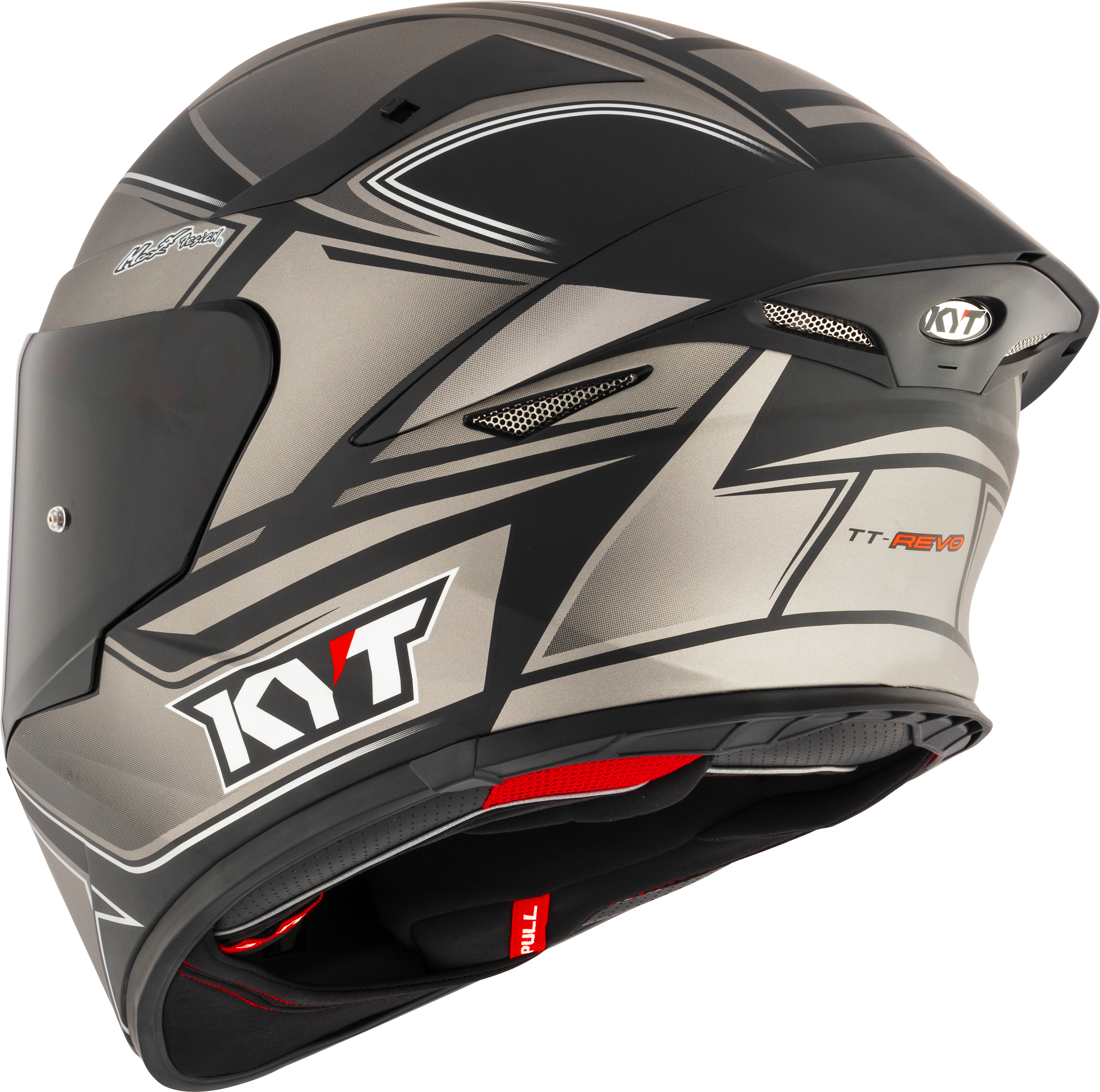 KYT TT-Revo Casque Touriste Mat Gris Froid Y6TR0013 