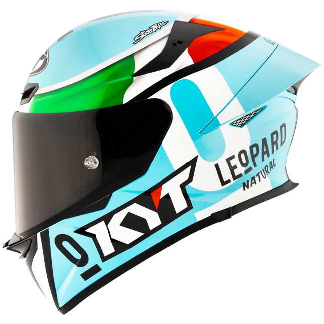 KYT TT-Revo Casque Leopard Racing Réplica Italie Tricolore Y6TR0017 