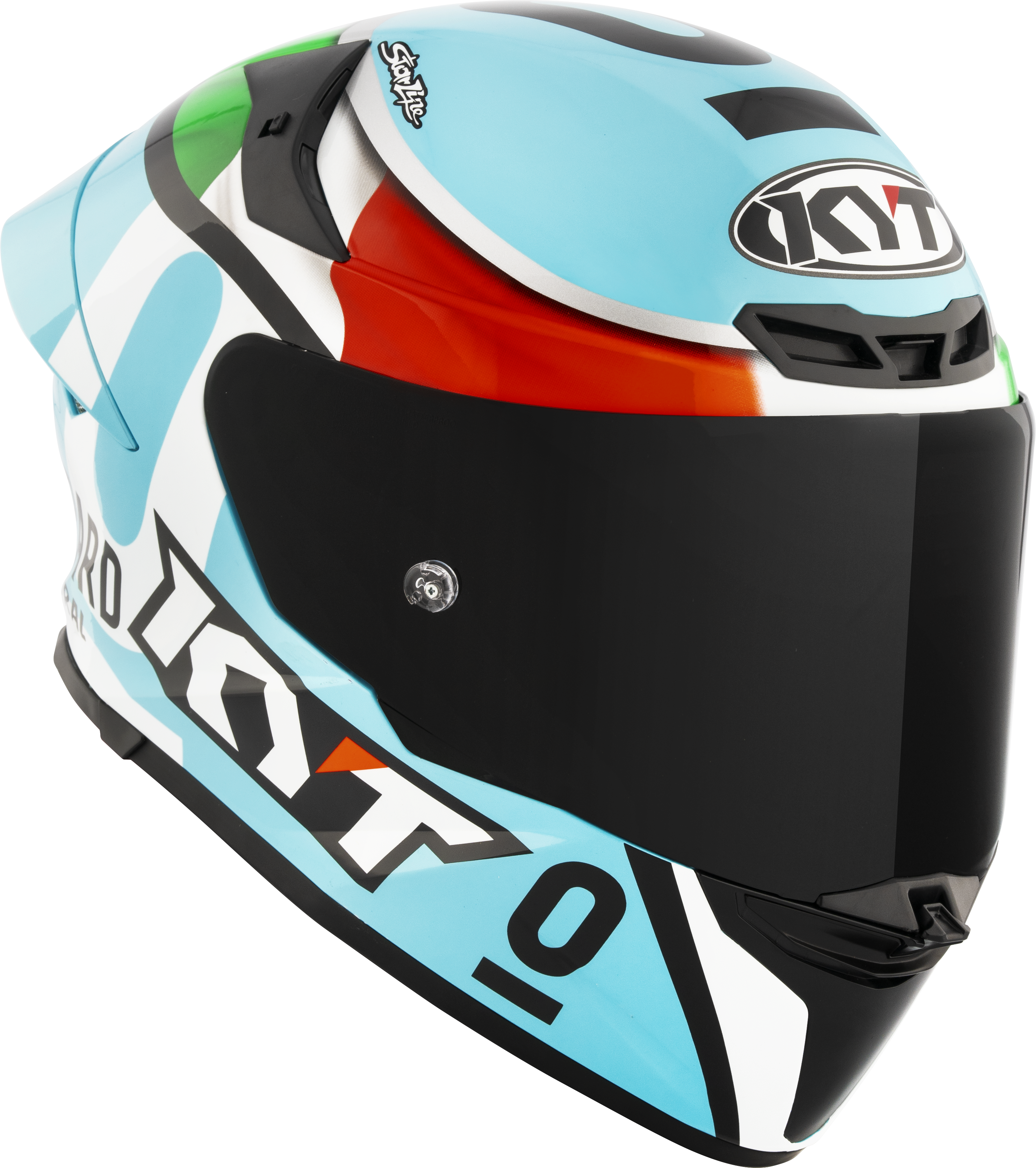 KYT TT-Revo Casque Leopard Racing Réplica Italie Tricolore Y6TR0017 