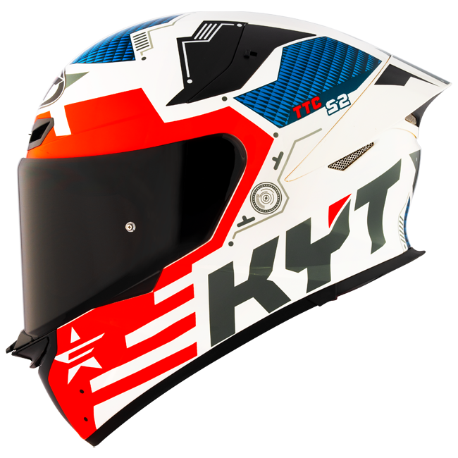 Casque KYT TT-Revo Fuselage Rouge Y6TR0020 