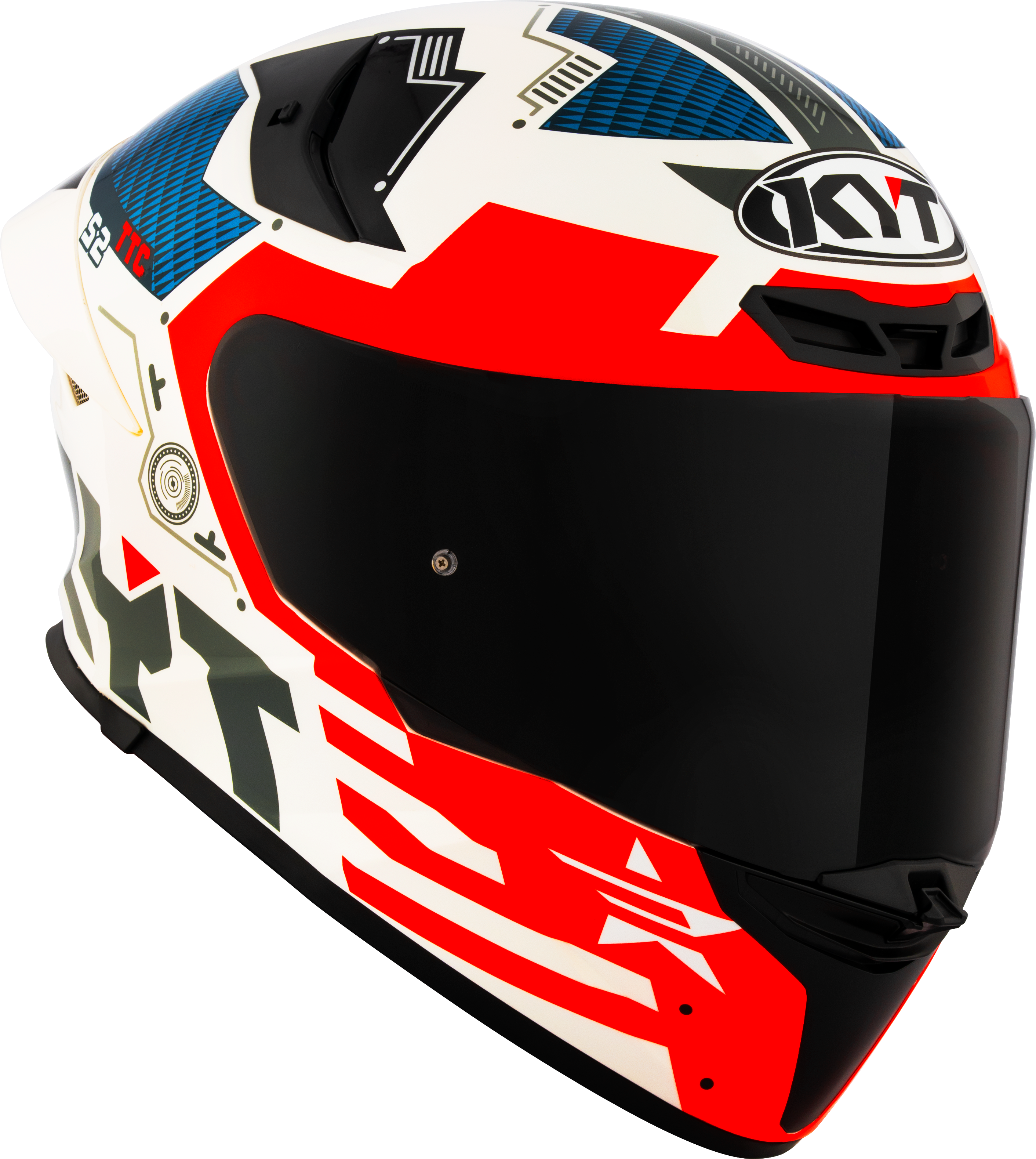 Casque KYT TT-Revo Fuselage Rouge Y6TR0020 