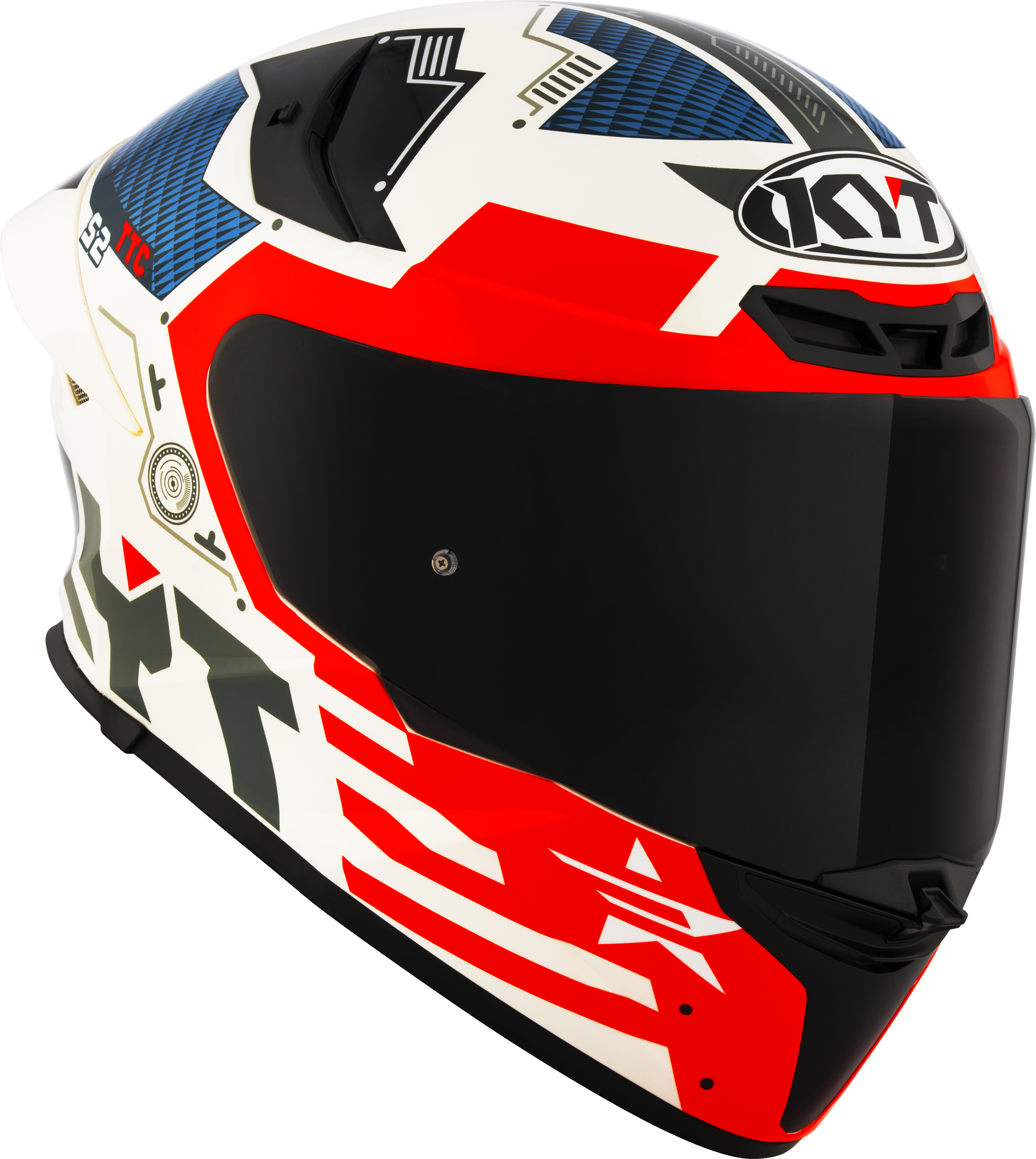 Casque KYT TT-Revo Fuselage Rouge Y6TR0020 