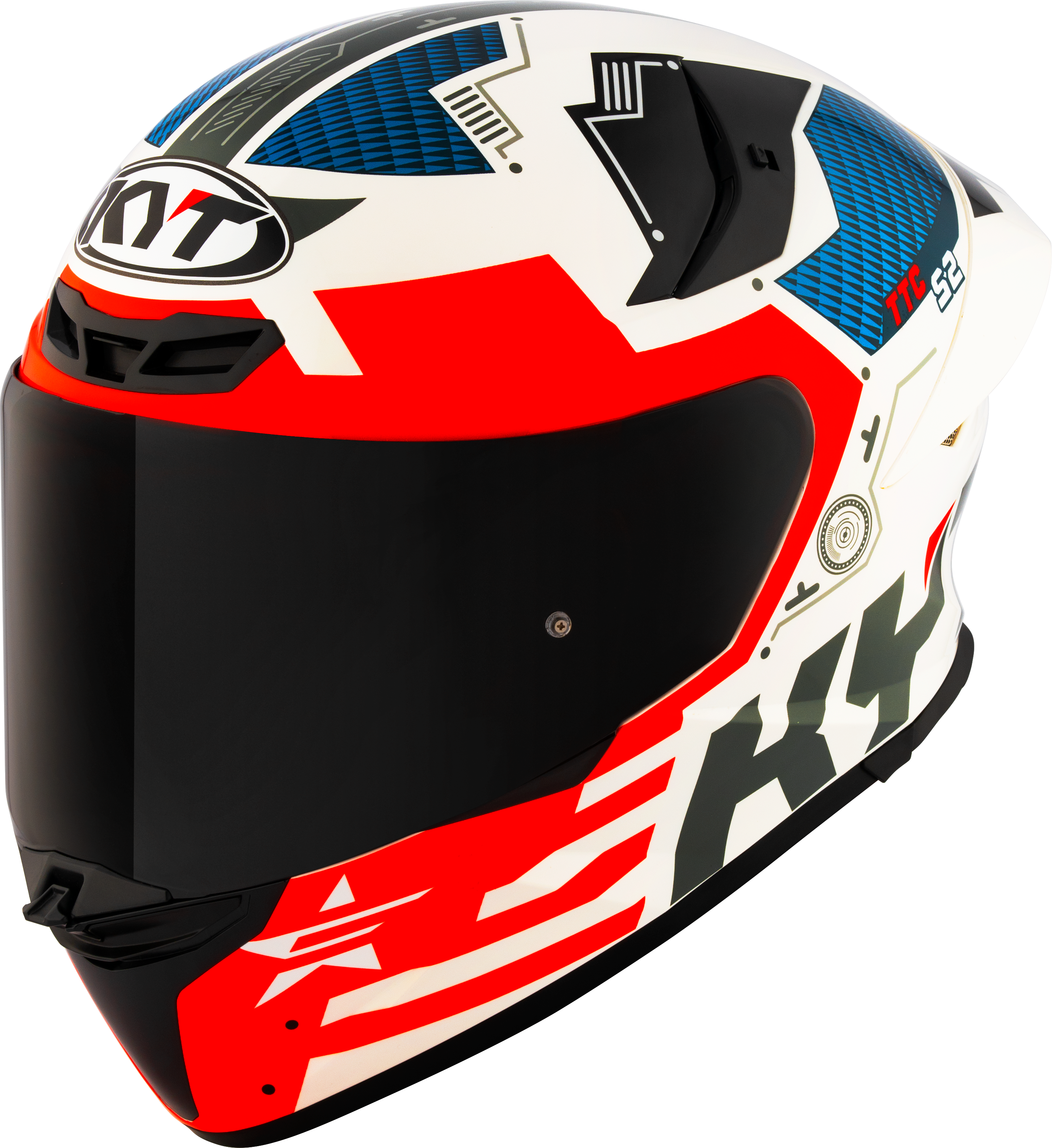 Casque KYT TT-Revo Fuselage Rouge Y6TR0020 