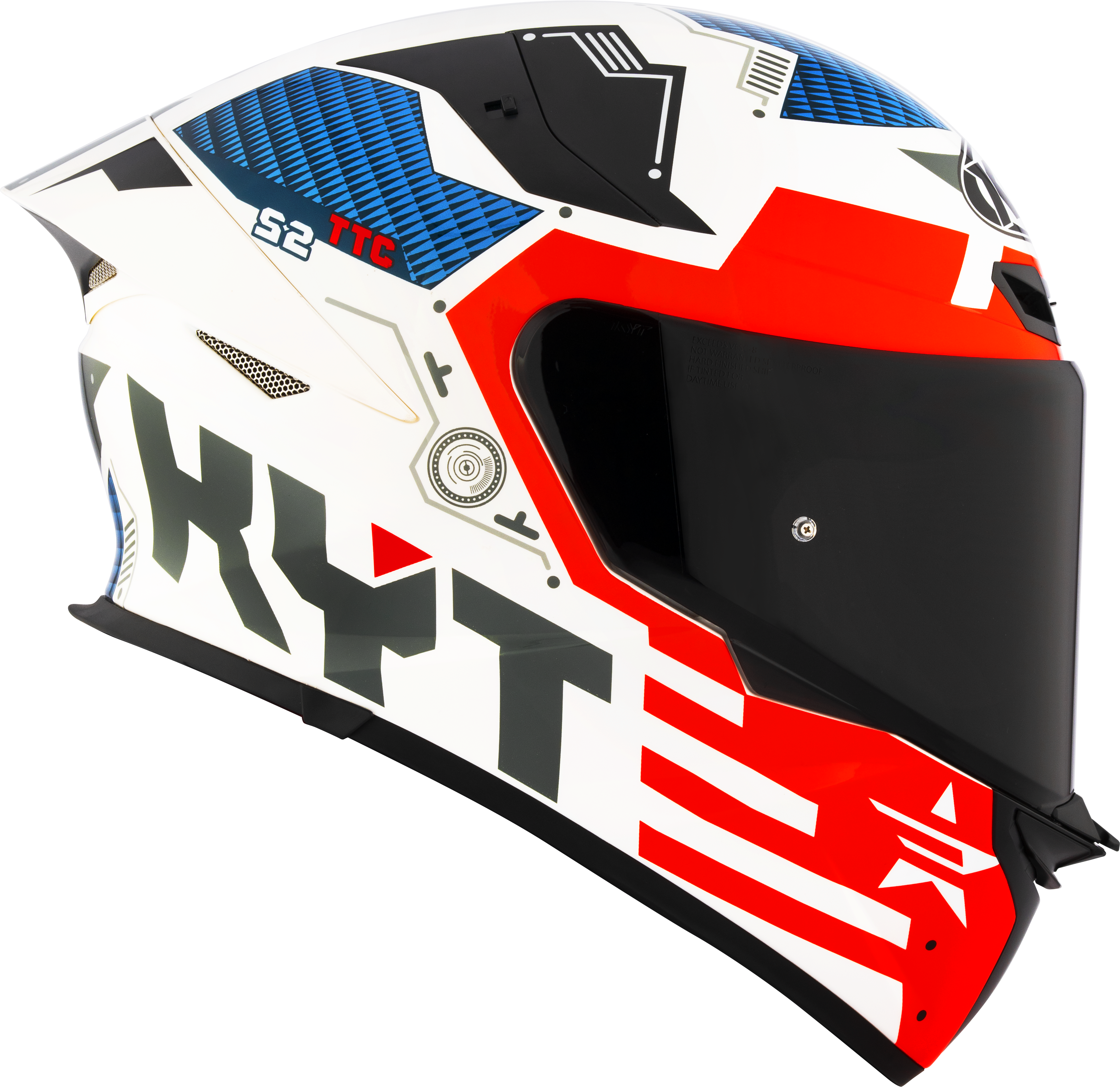 Casque KYT TT-Revo Fuselage Rouge Y6TR0020 