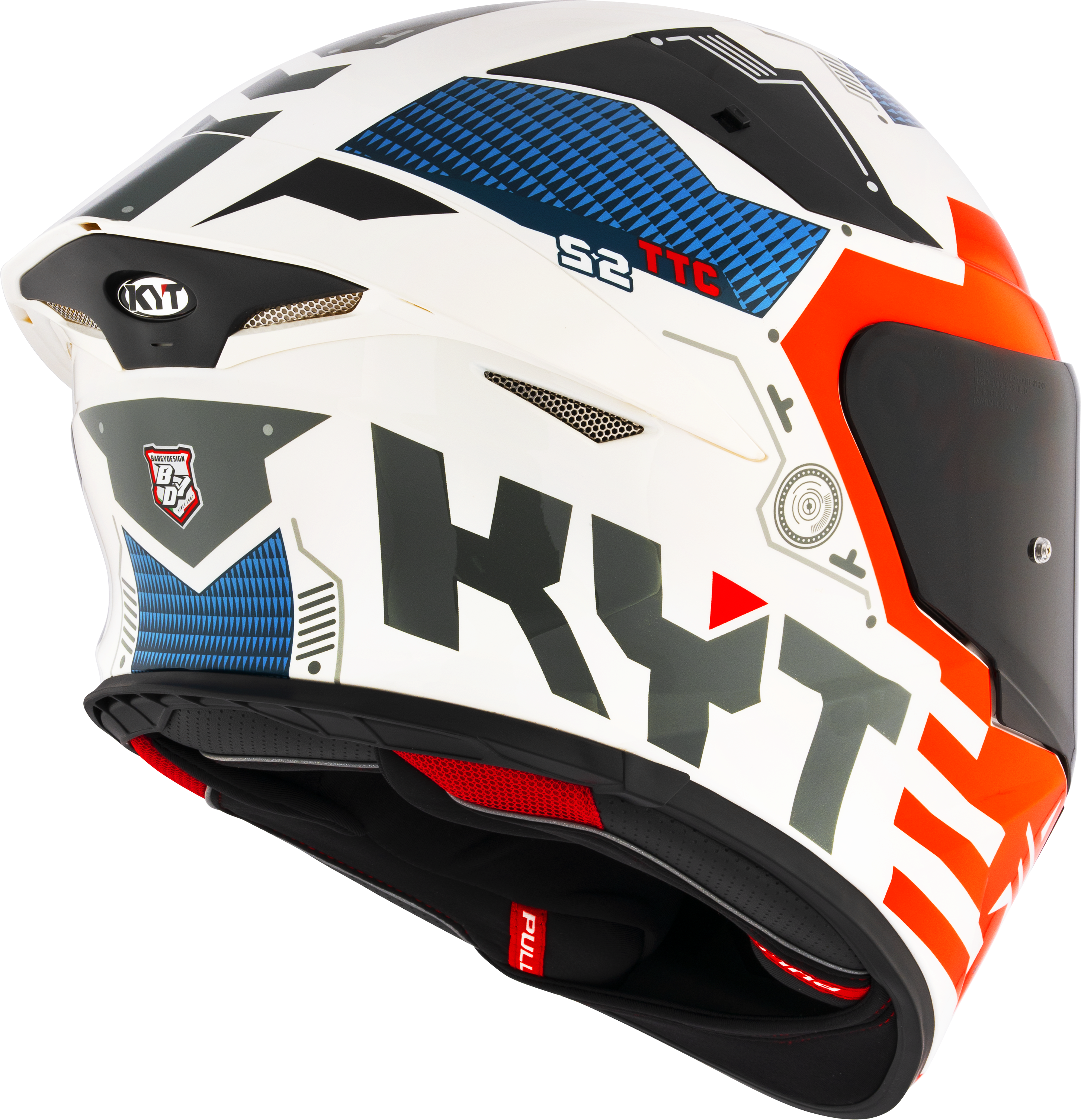 Casque KYT TT-Revo Fuselage Rouge Y6TR0020 