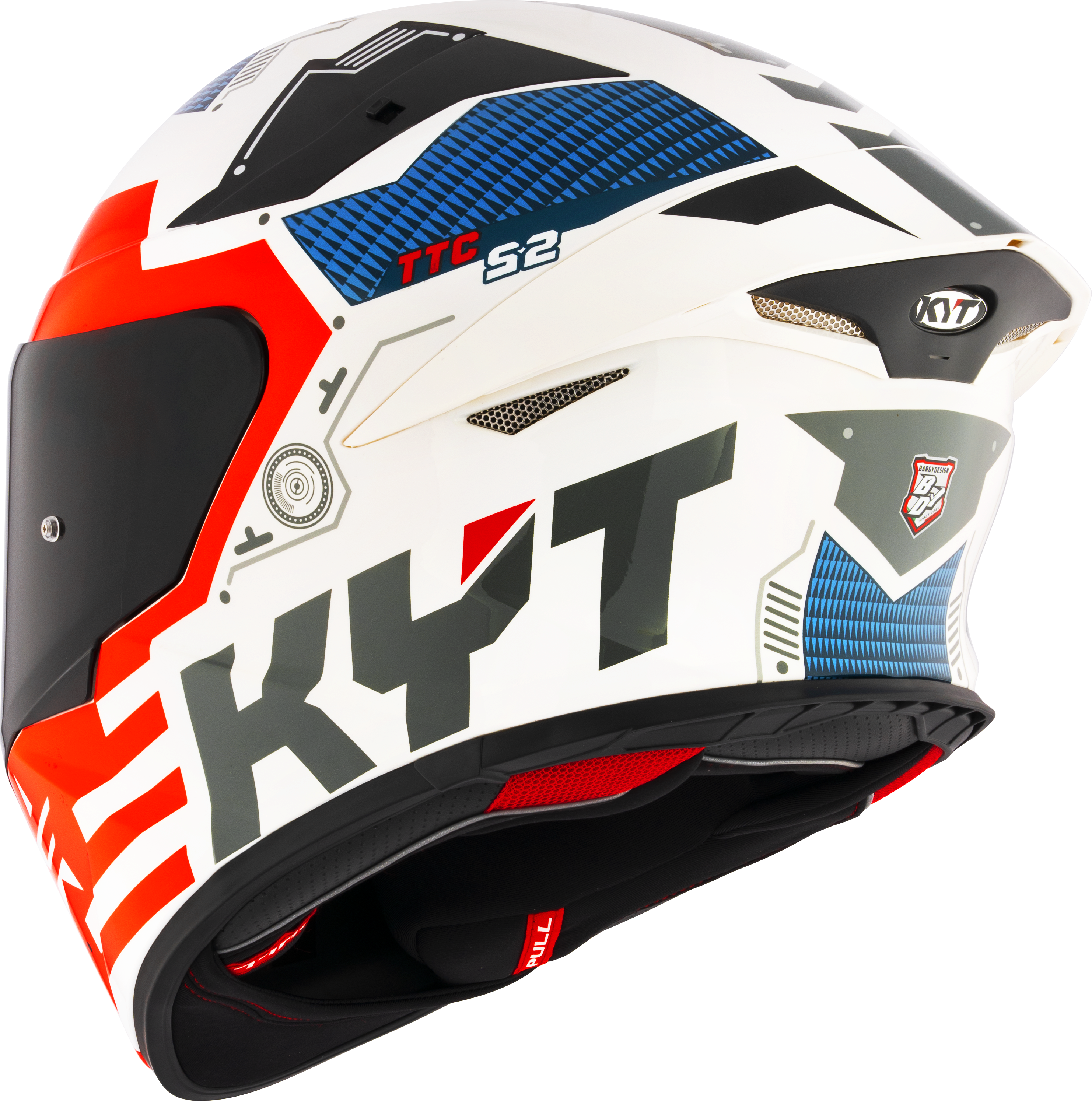 Casque KYT TT-Revo Fuselage Rouge Y6TR0020 