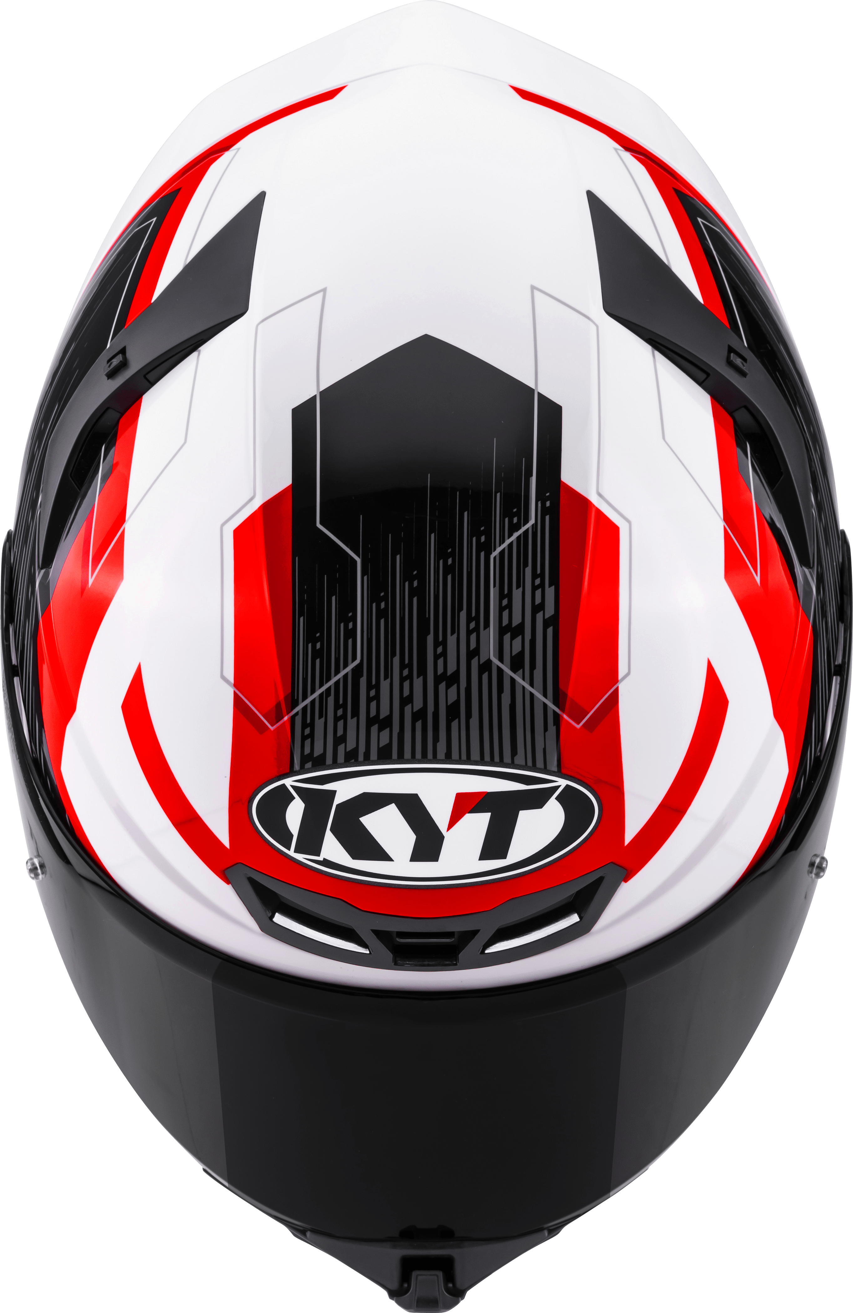 Casque KYT TT-Revo Speeding Blanc / Rouge Y6TR0051 