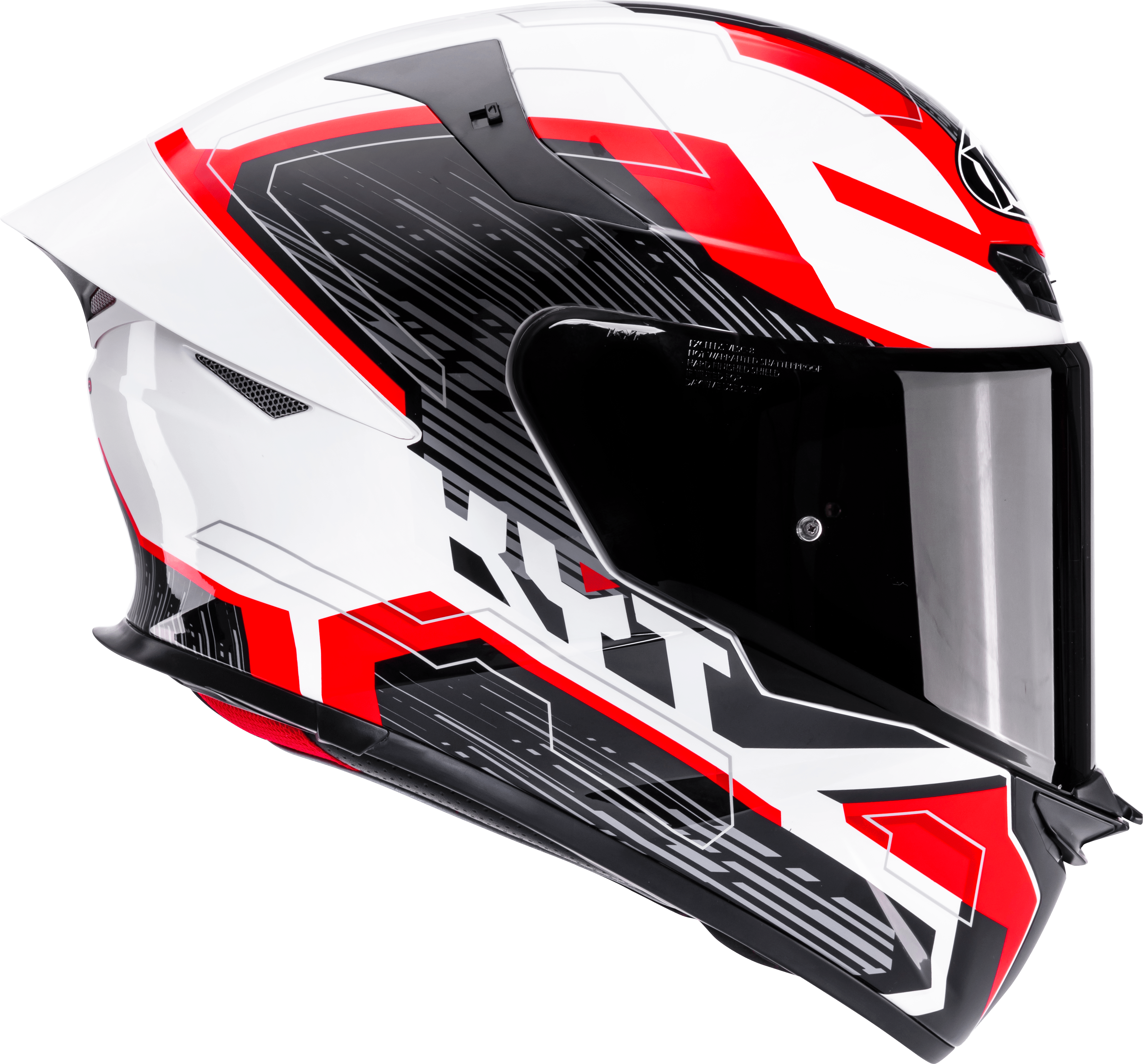 Casque KYT TT-Revo Speeding Blanc / Rouge Y6TR0051 