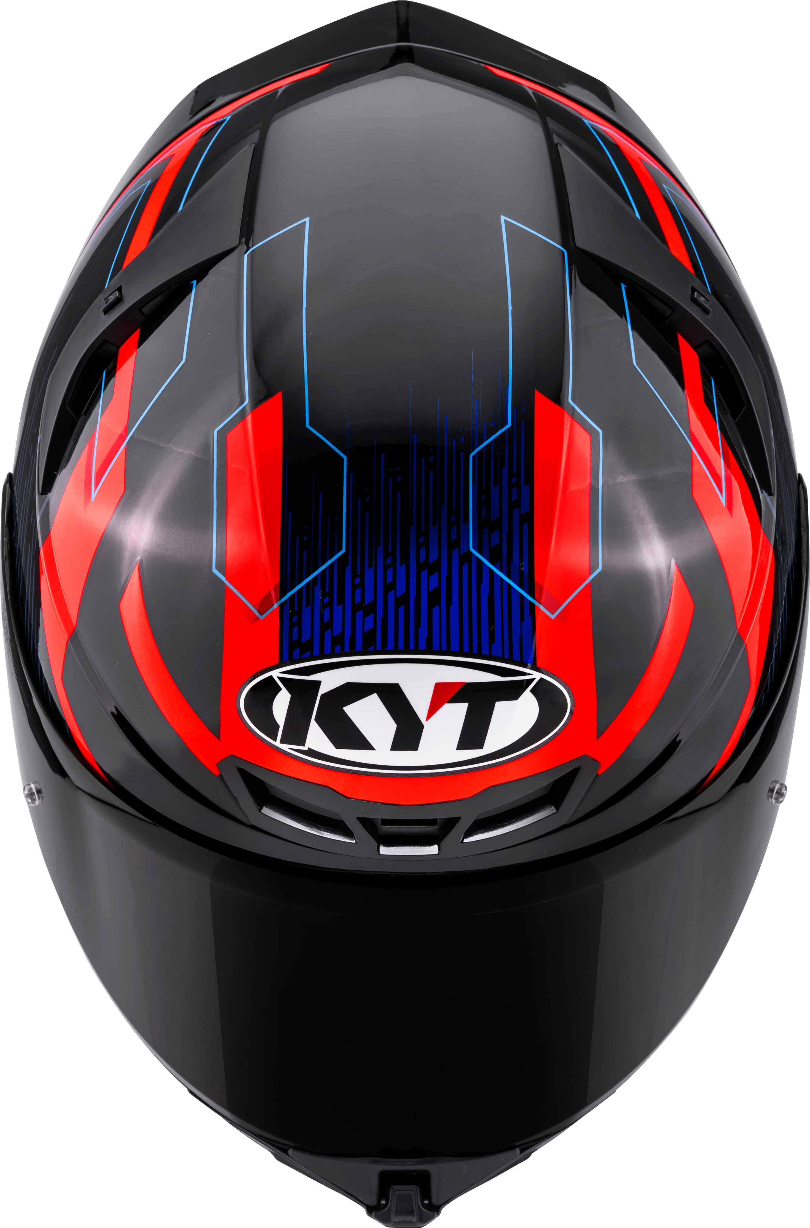 Casque KYT TT-Revo Speeding Noir / Rouge / Bleu Y6TR0053 