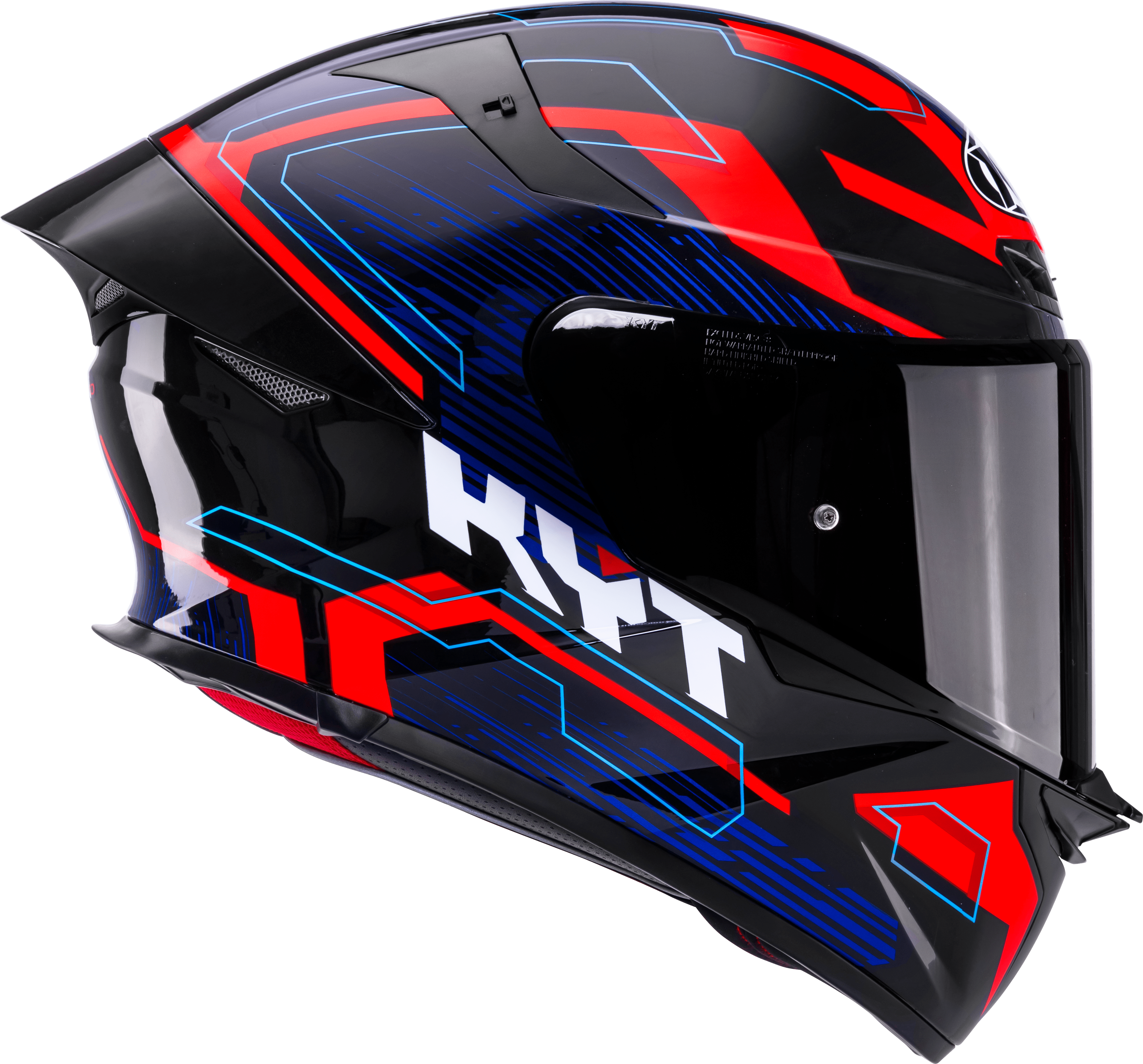 Casque KYT TT-Revo Speeding Noir / Rouge / Bleu Y6TR0053 