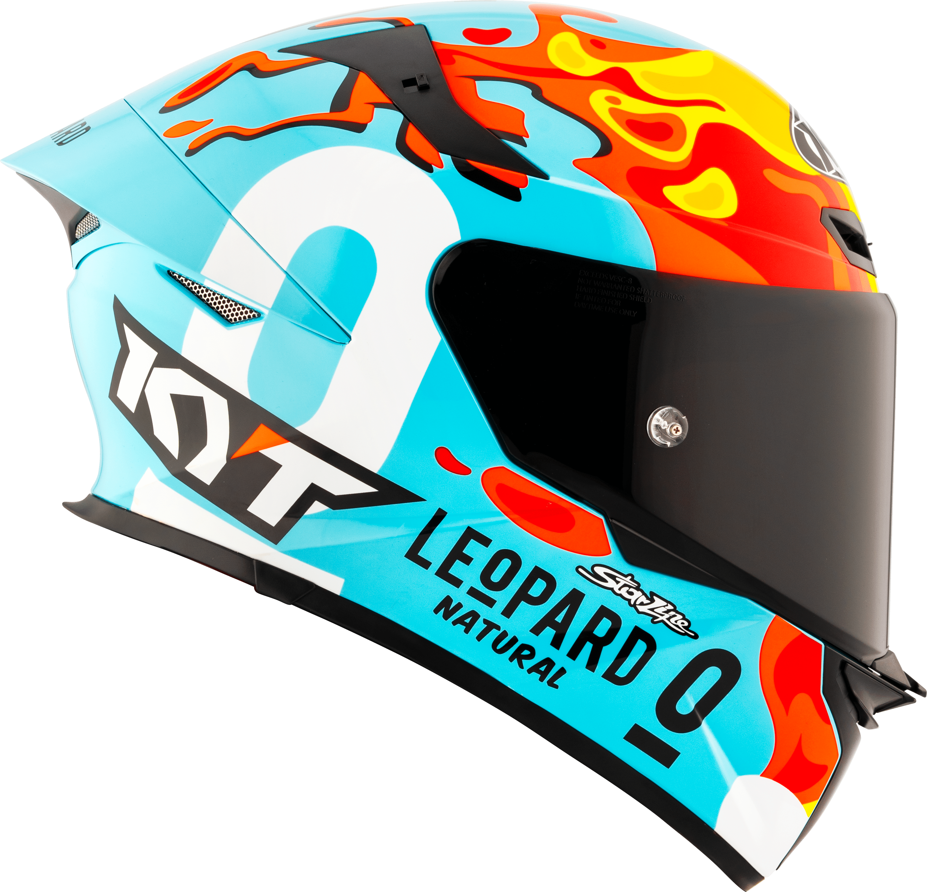 Casque KYT TT-Revo Réplique Léopard Aragon Y6TR0054 