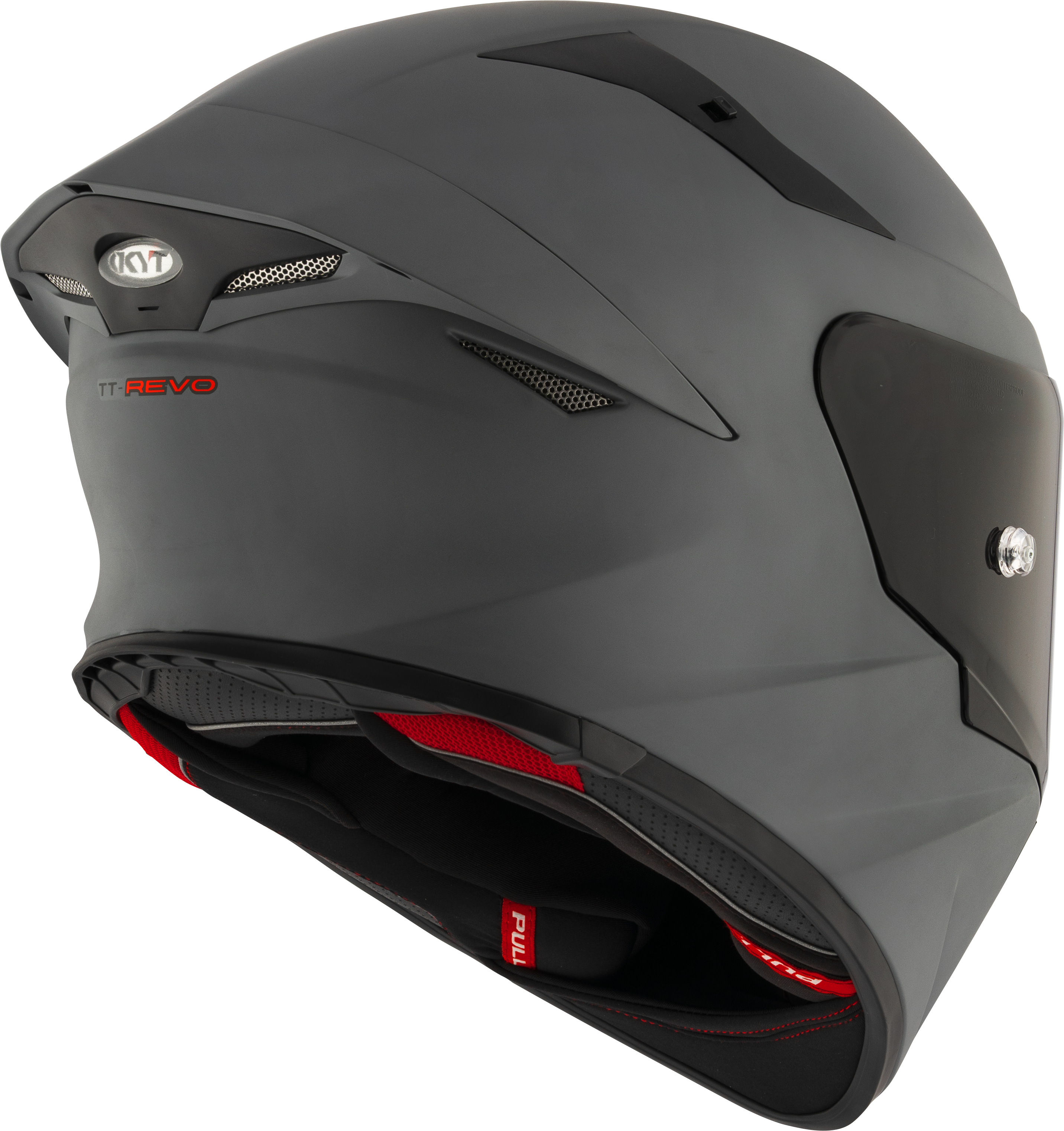 Casque KYT TT-Revo anthracite gris mat Y6TR00X1 