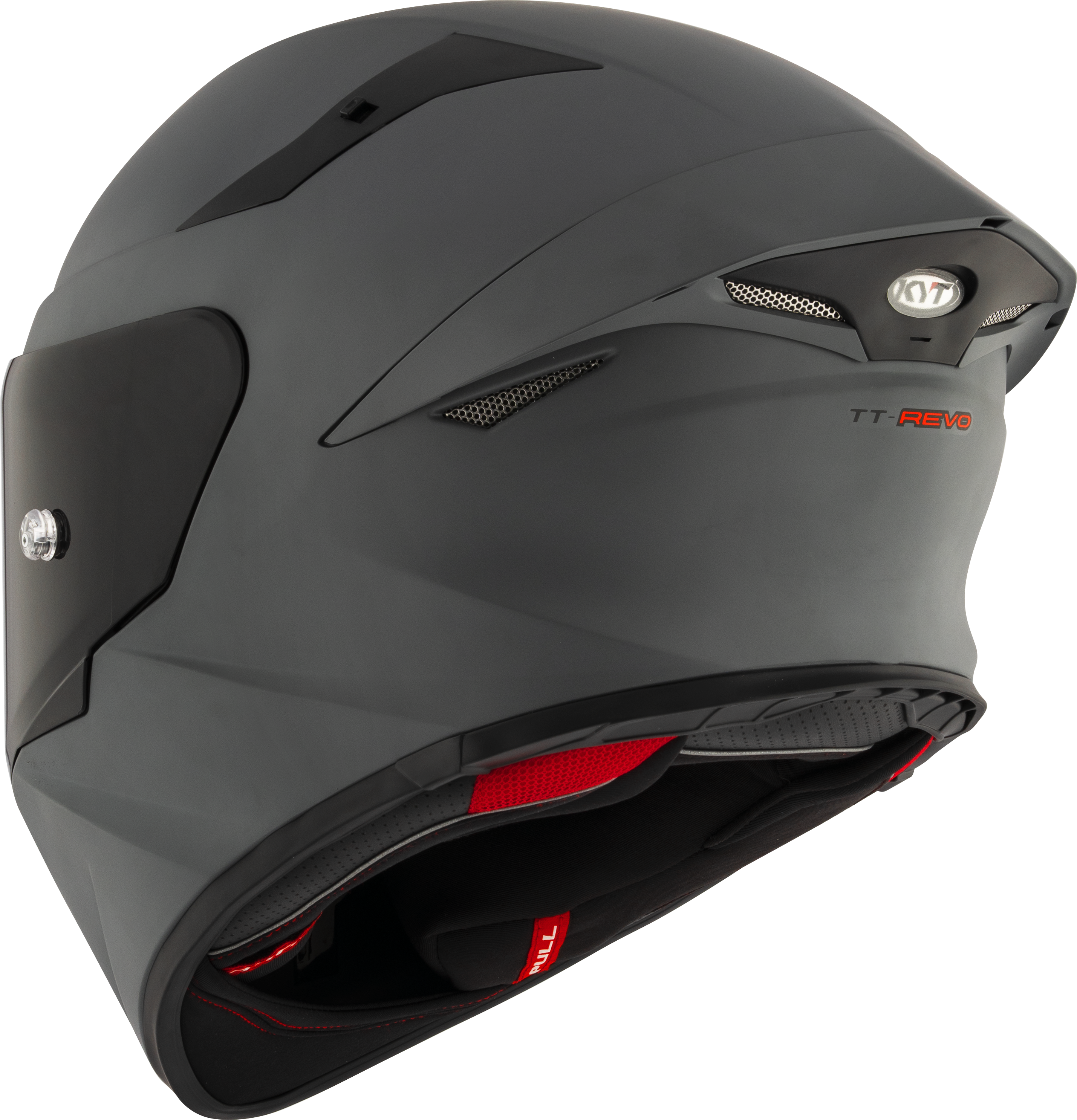 Casque KYT TT-Revo anthracite gris mat Y6TR00X1 