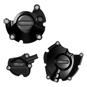 Kit complet de protections de carter moteur GBRacing pour Yamaha YZF-R1/M RN32, RN49 et RN65 (15-25) 