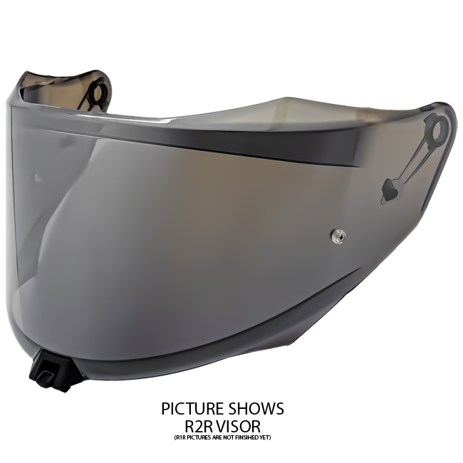 KYT Visor R1R Iridium Miroir Argent YAR10VA0 