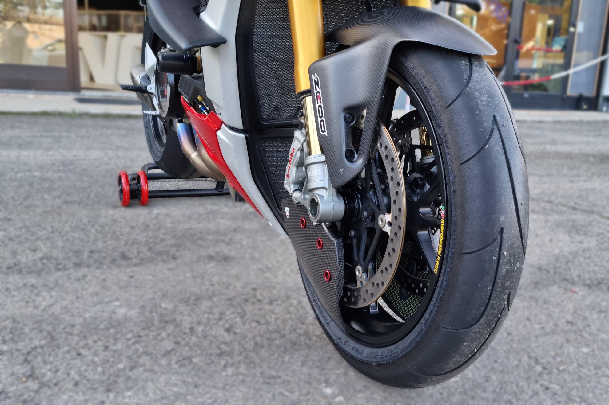 Freins à disque en carbone refroidissement conduits d'air GP Evo Ducati Panigale V4 (2025) ZA750Y 