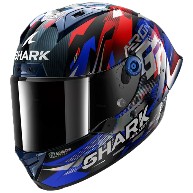 Shark Aeron GP Casque FIM 1 Racing Réplique Johann Zarco Victoire 2025 