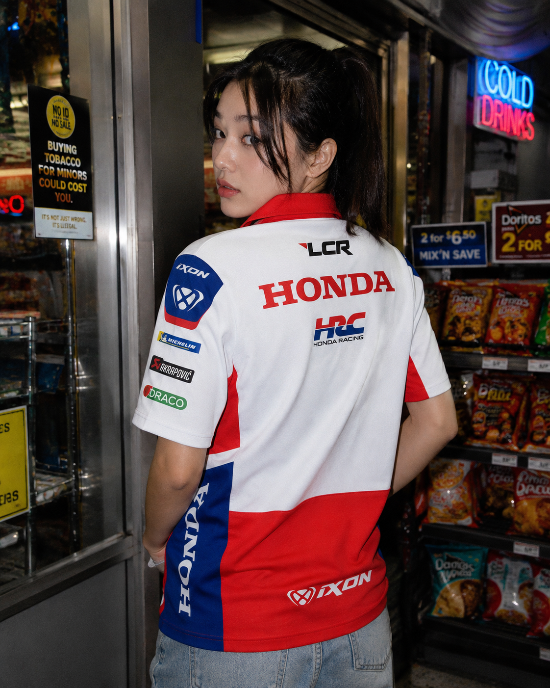 Polo réplique de l’équipe de course LCR Honda 2026 IXON 