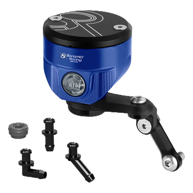 Flüssigkeitsbehälter 30 ml Bonamici Racing VS40 für CFMOTO 675 SR-R – Blau