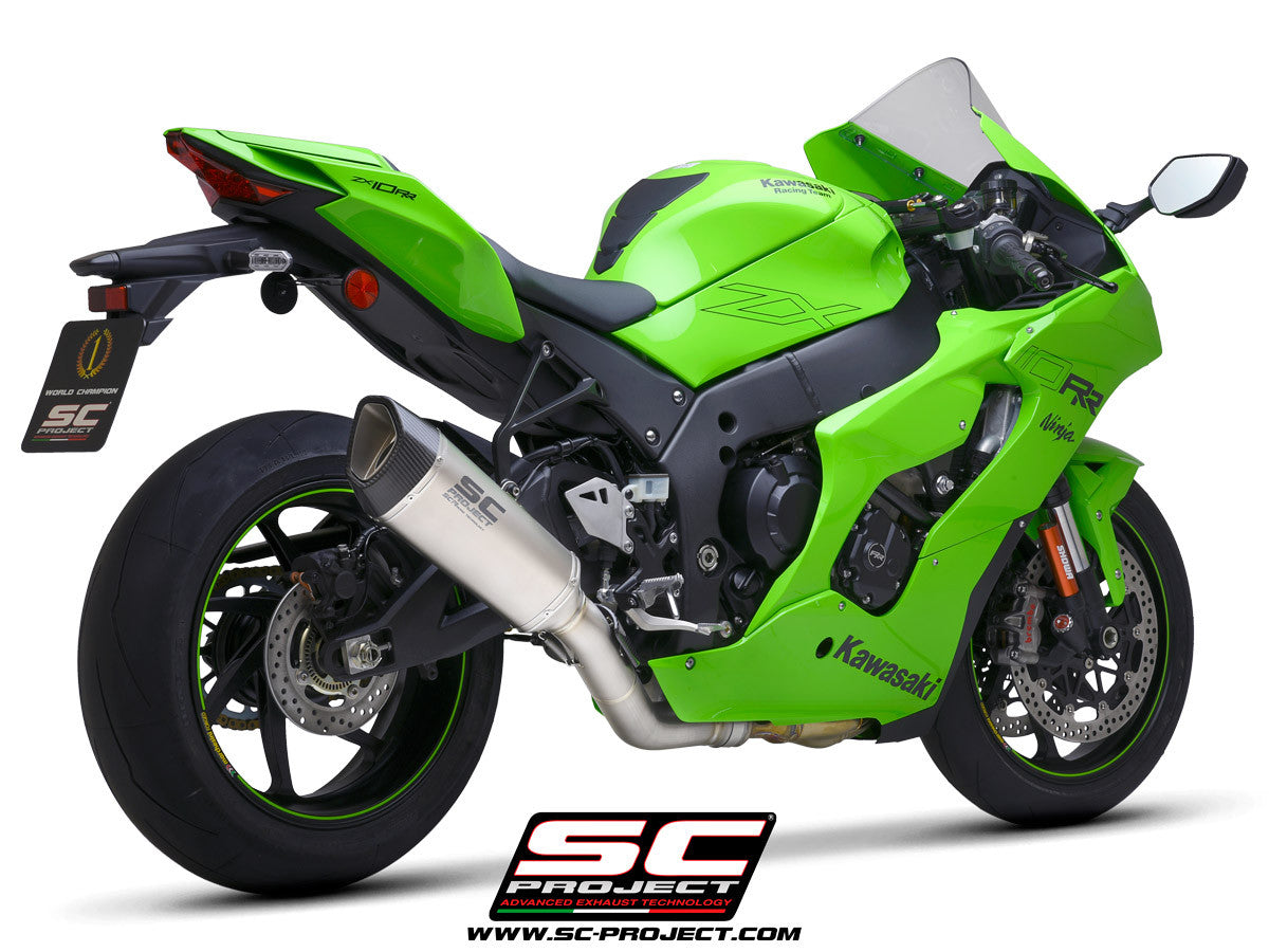 SC-Project Slip-On SC1-R + tube de remplacement KAT Kawasaki ZX-10 R/RR (21-25) K38A-DET91C 