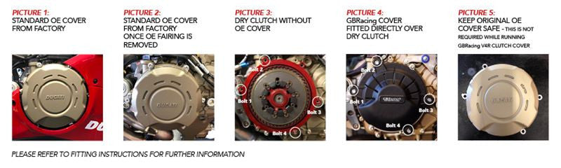Protection de l'embrayage protection GBRacing Ducati Panigale V4 R (19-21) 
