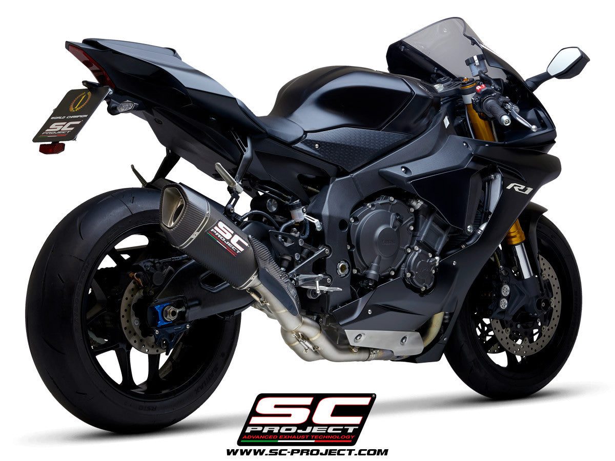SC-Project Slip-On SC1-R + tube de remplacement KAT Yamaha YZF-R1/M RN49 (17-19) 