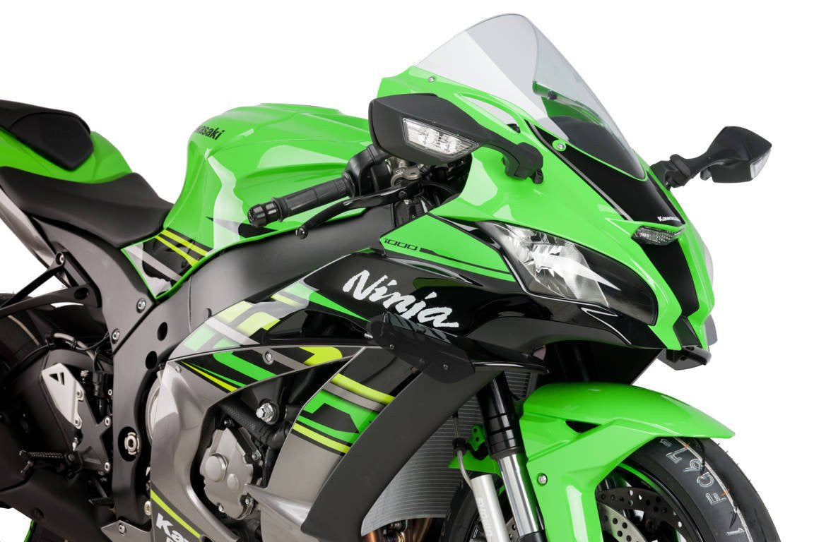 Spoiler de Winglets Puig pour l'appui aérodynamique Kawasaki ZX-10 R/RR (11-20) 9882 