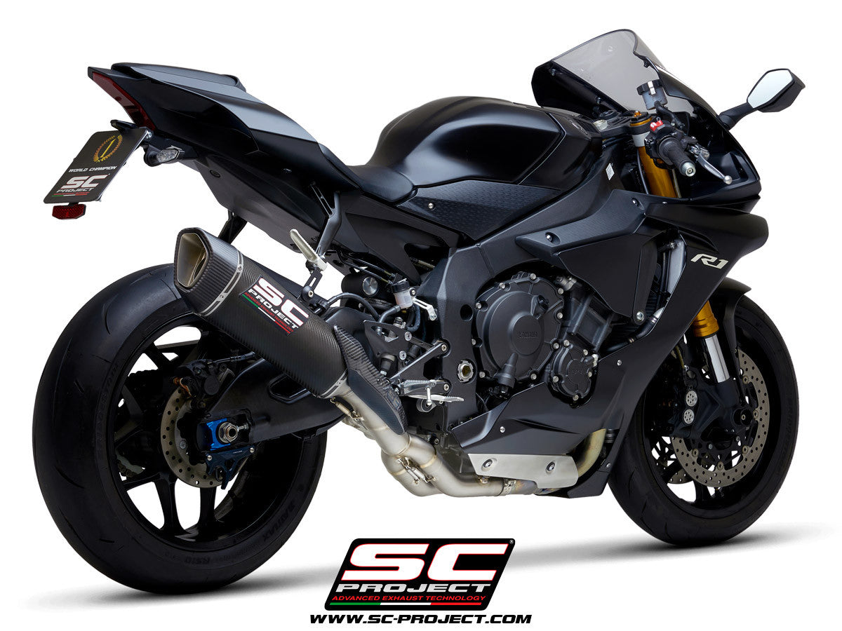 SC-Project Slip-On SC1-R + tuyau de remplacement KAT Yamaha YZF-R1/M RN32 (15-16) 
