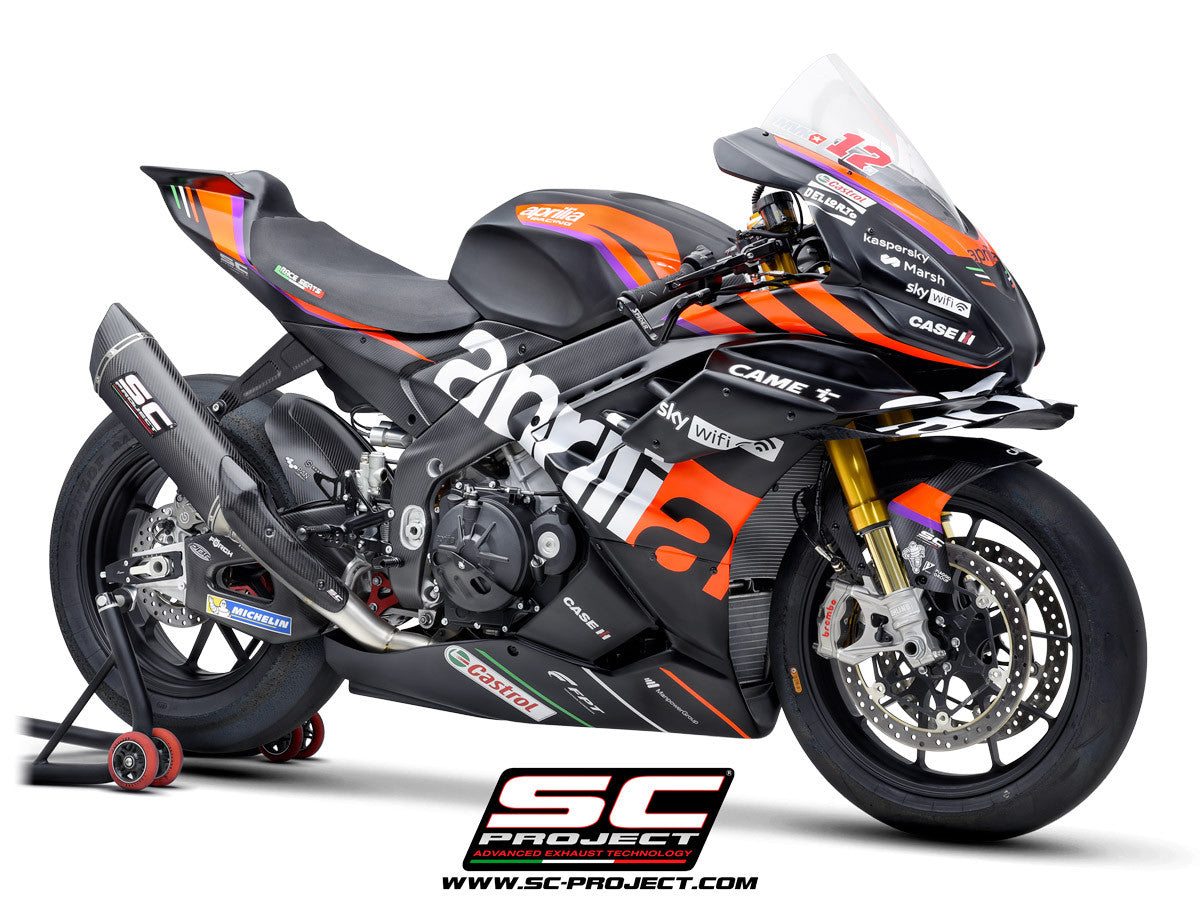 SC-Project Titan système complet SC1-R (350mm) Aprilia RSV4 1100 Factory (21-25) A27A-TC93C 